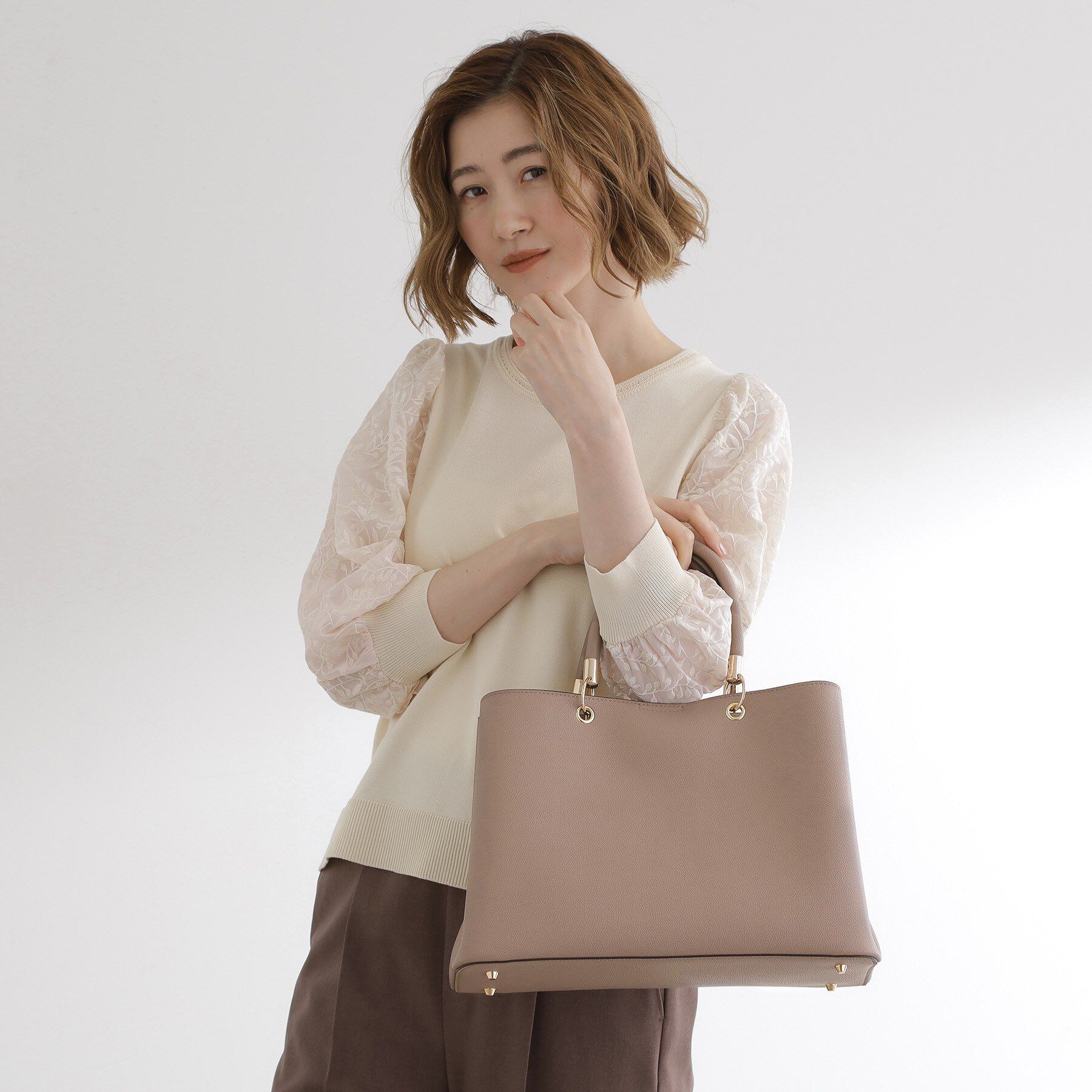 grove「リングハンドル2WAYトート」|トートバッグ|