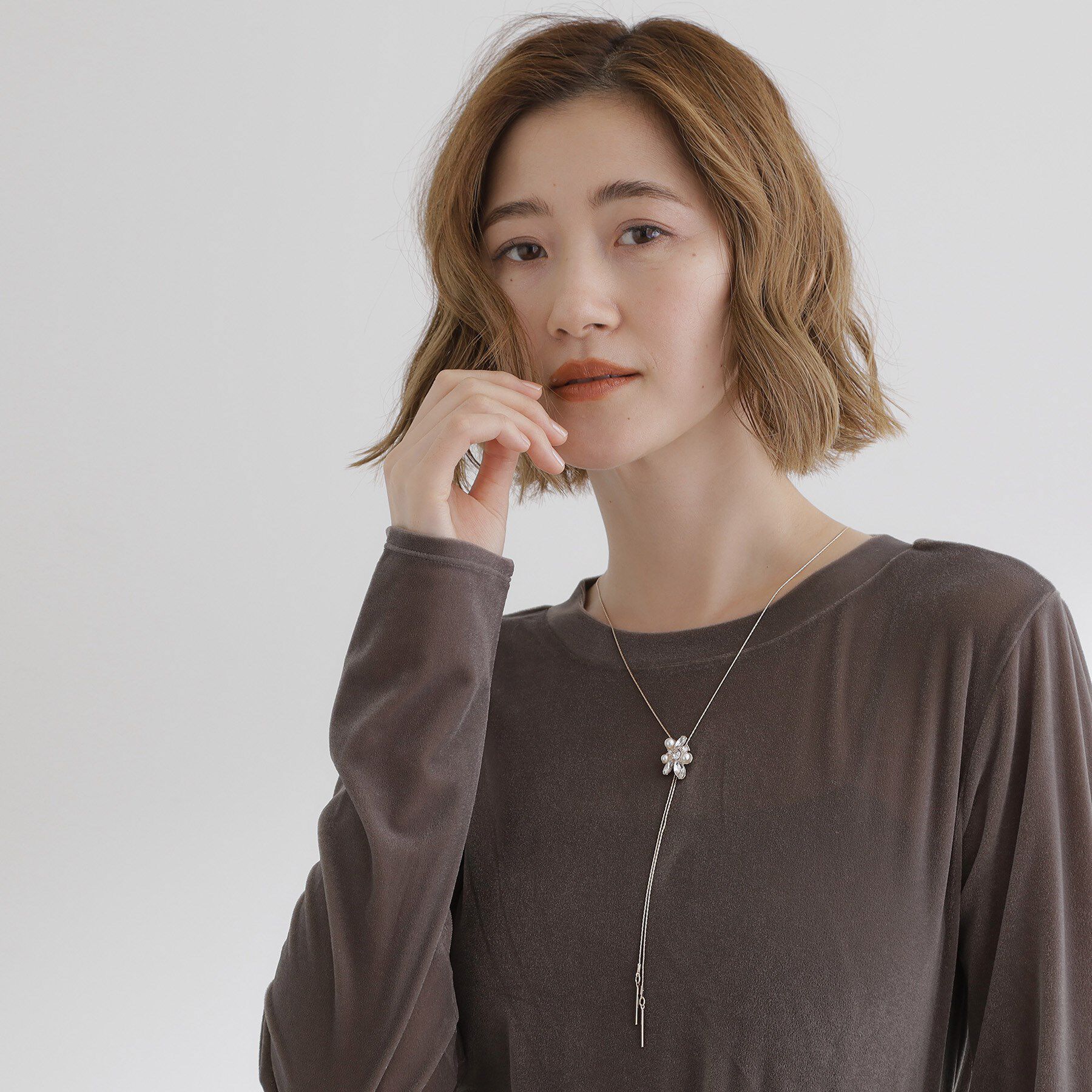 grove「ビジュースライドネックレス」|ネックレス|