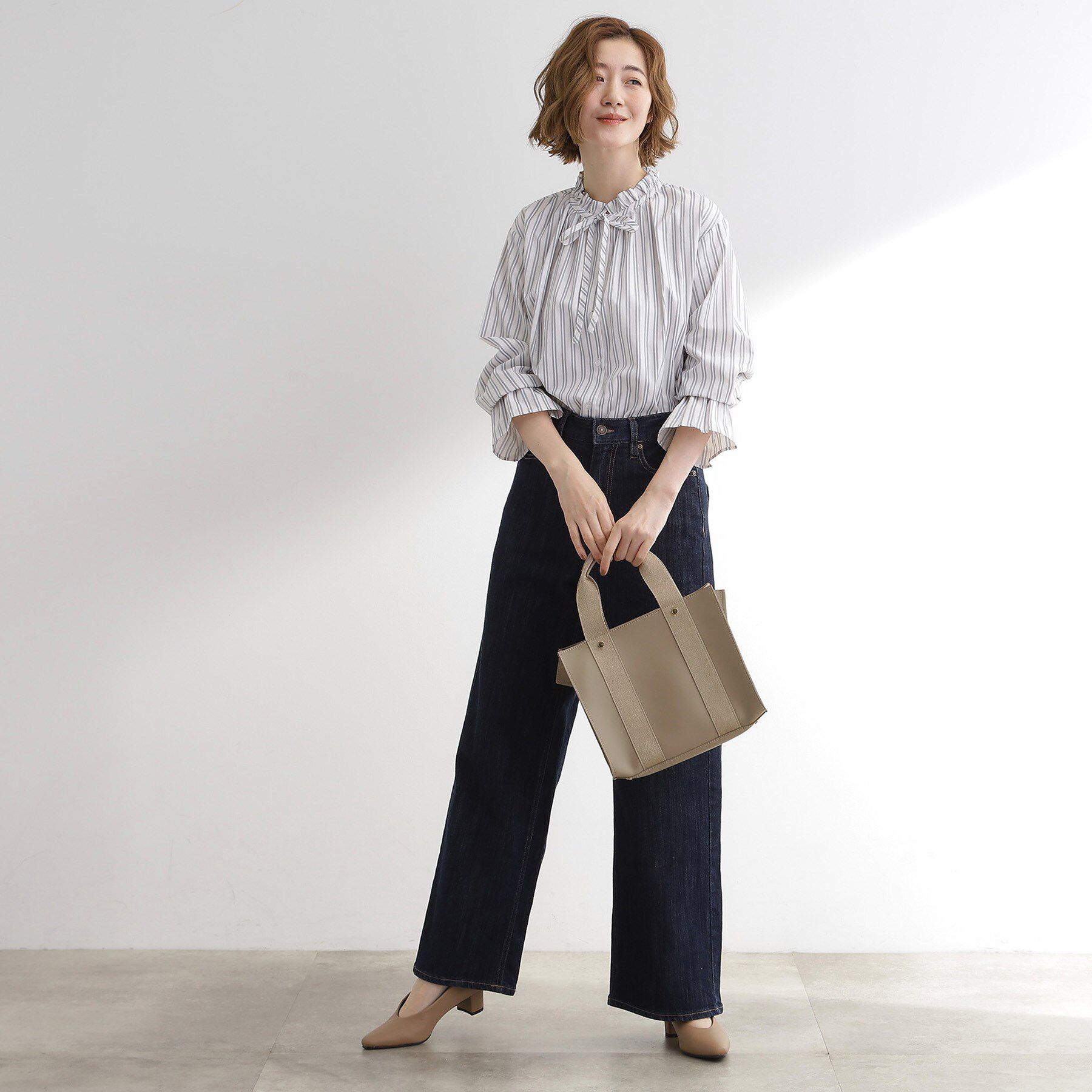 grove「テープハンドルスクエア2WAYトート」|トートバッグ|