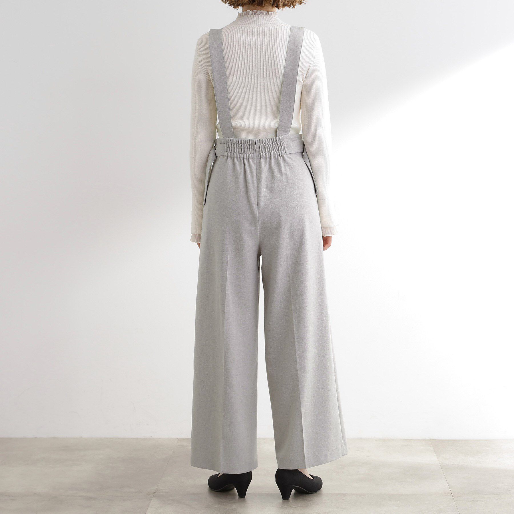 grove「サス付きセンタープレスワイドパンツ」|その他|