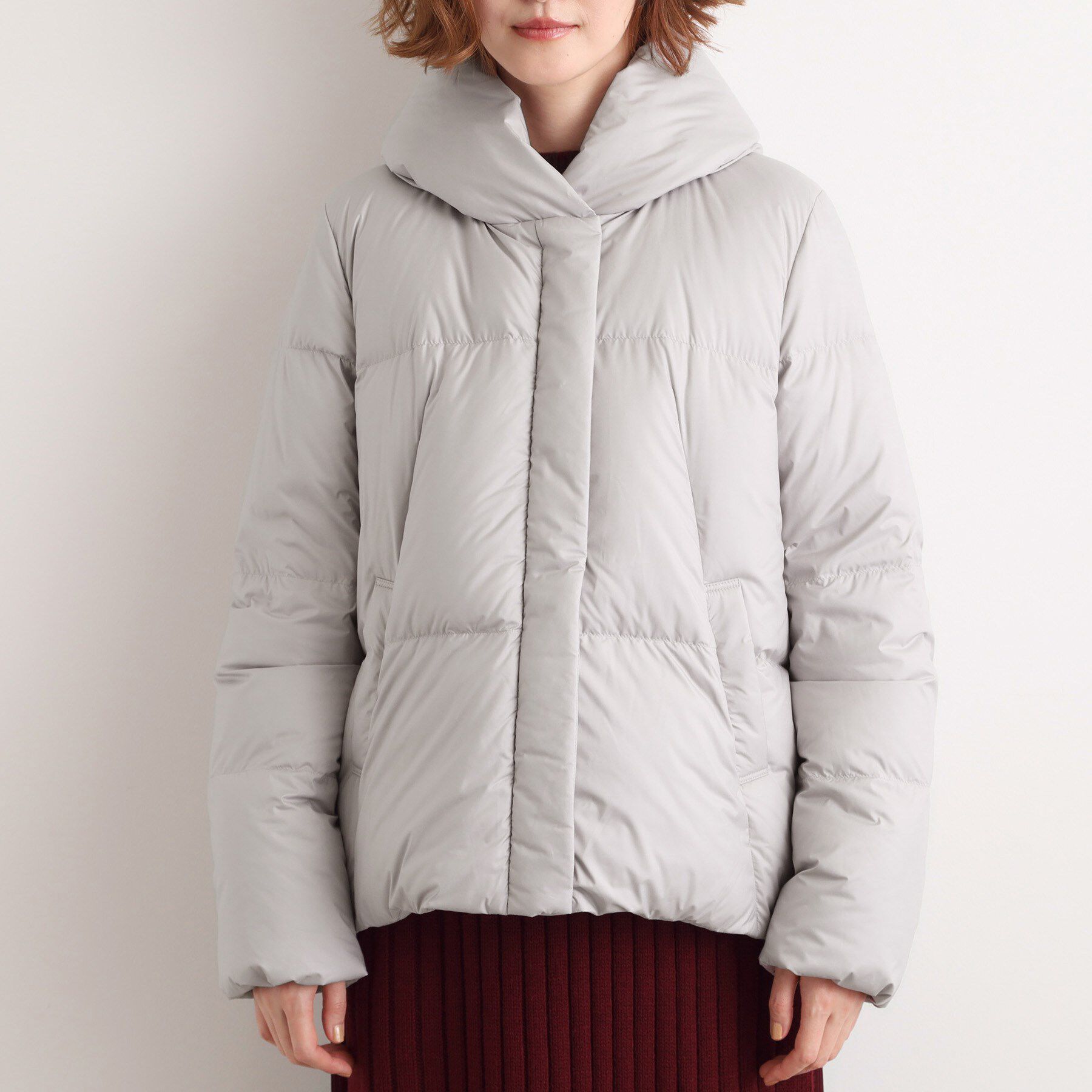 grove「【名品アウター／800FP・多機能】つつまれダウンショート」|ダウン|