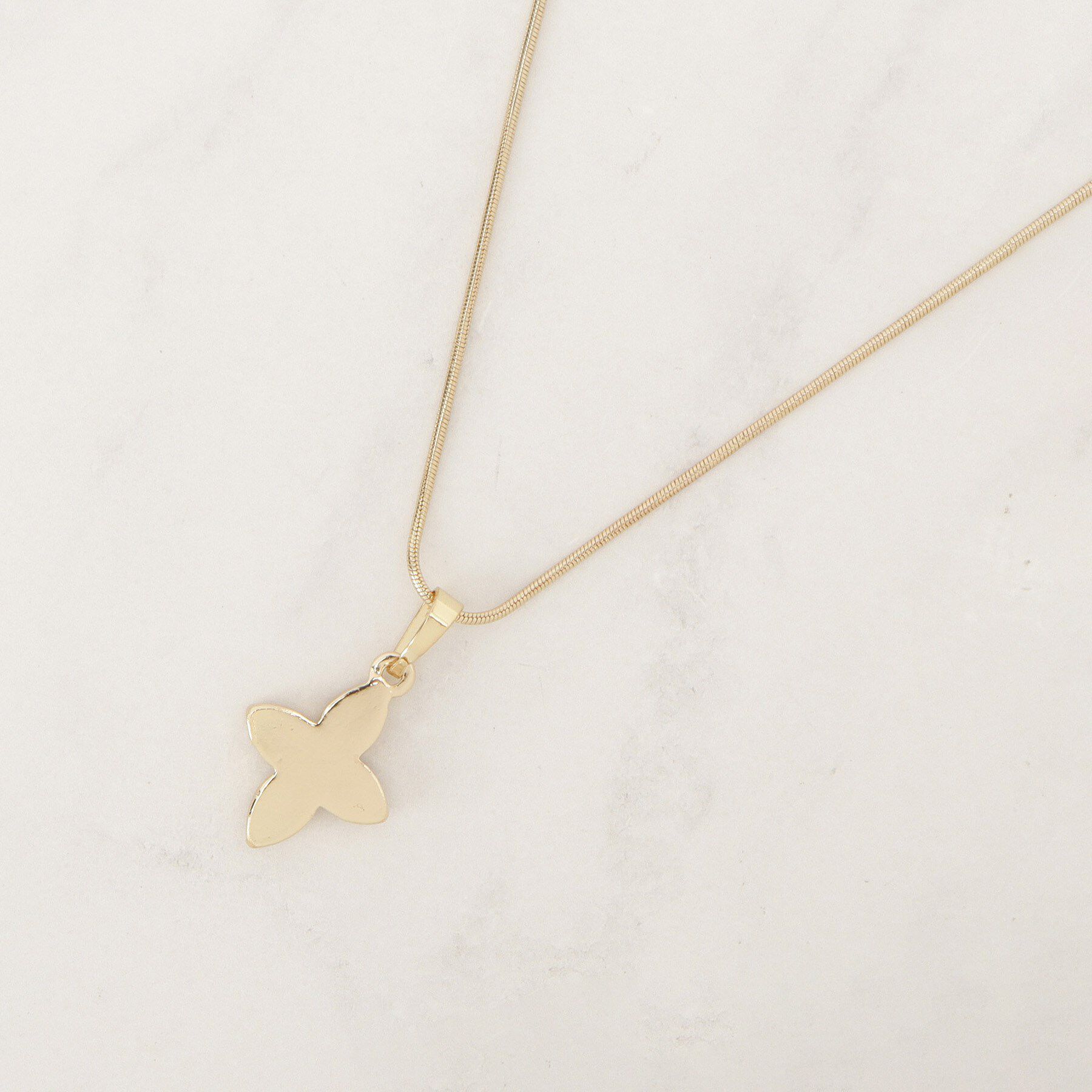 grove「フラワーモチーフショートネックレス」|ネックレス|