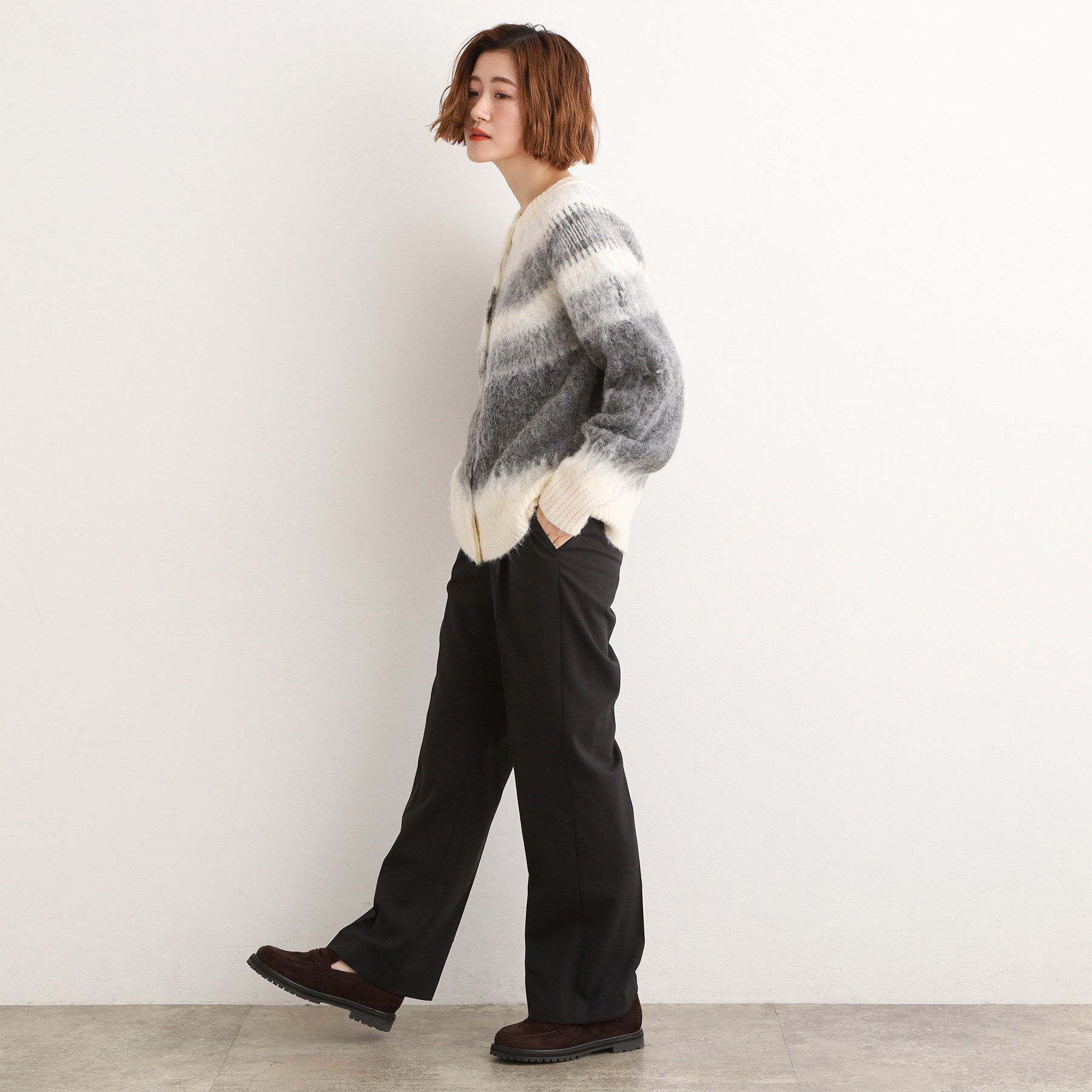 grove「【あったか裏起毛】きれいも楽ちんも叶える、ストレッチストレートパンツ」|その他|