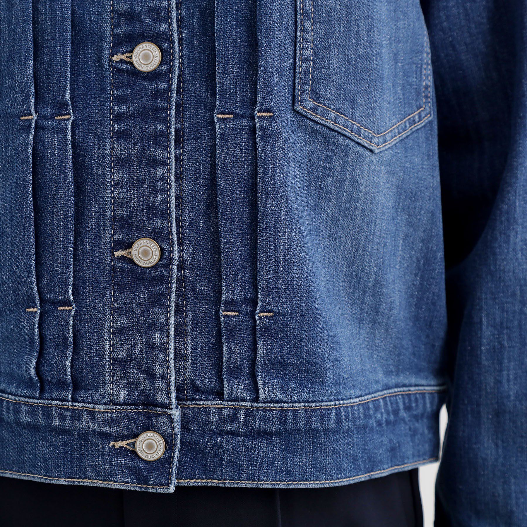 grove「着心地軽やか、動きやすいストレッチデニムジャケット」|デニムジャケット|