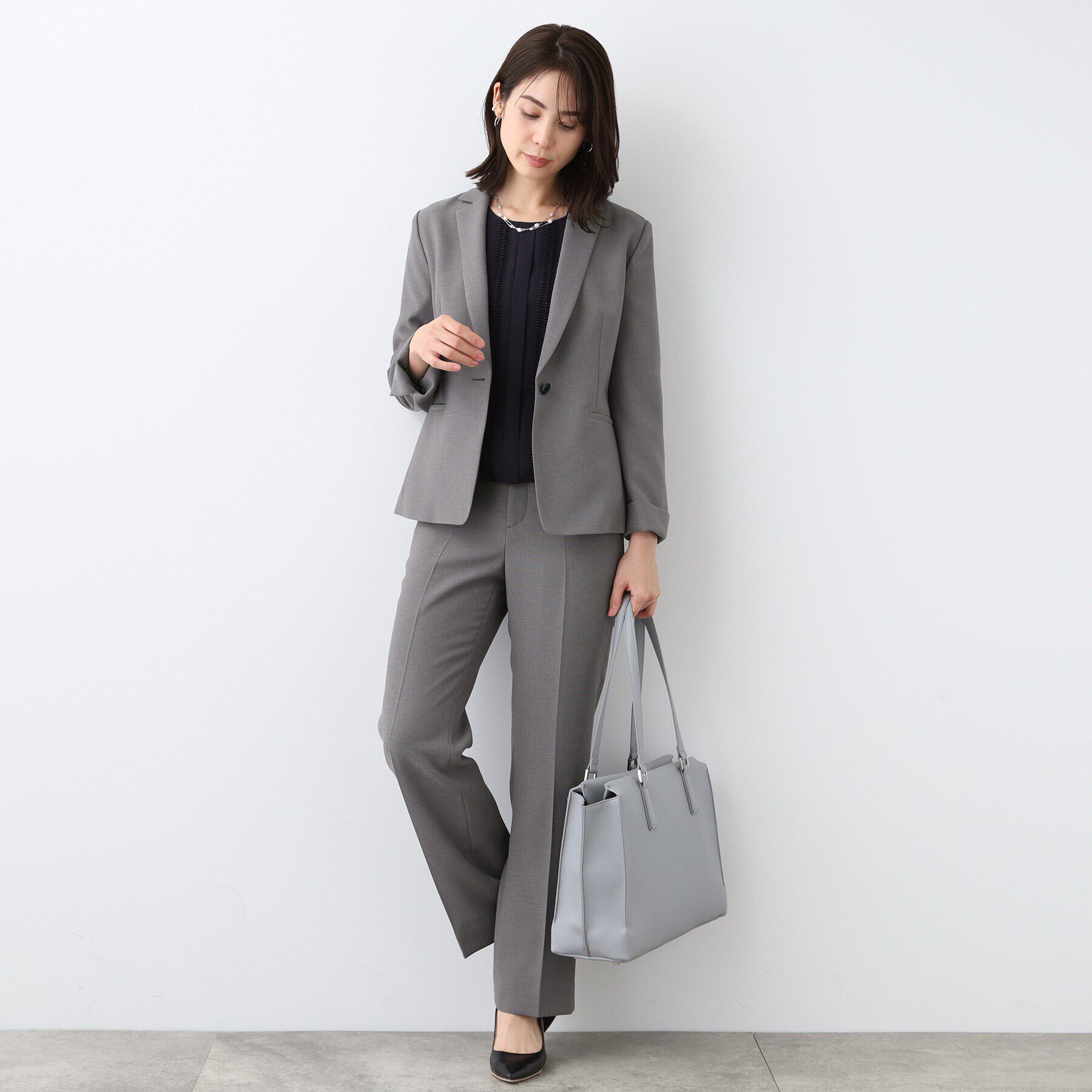 INDIVI「【洗える／スーツ】テーラードカラージャケット」|スーツ|