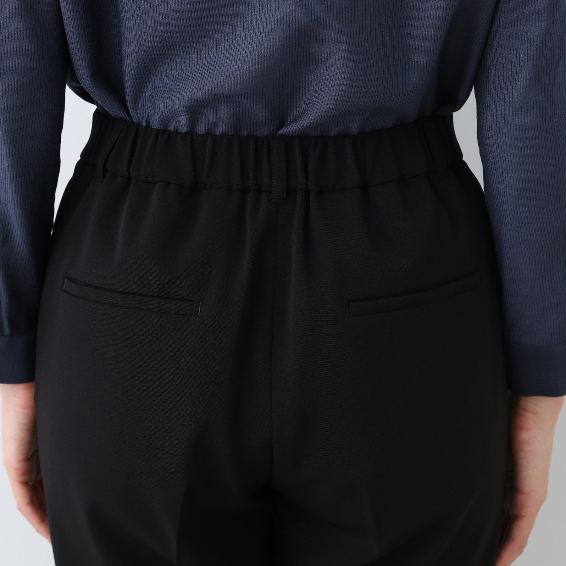 INDIVI「【洗える／UVケア／スーツ】ストレッチタックテーパードパンツ」|その他|