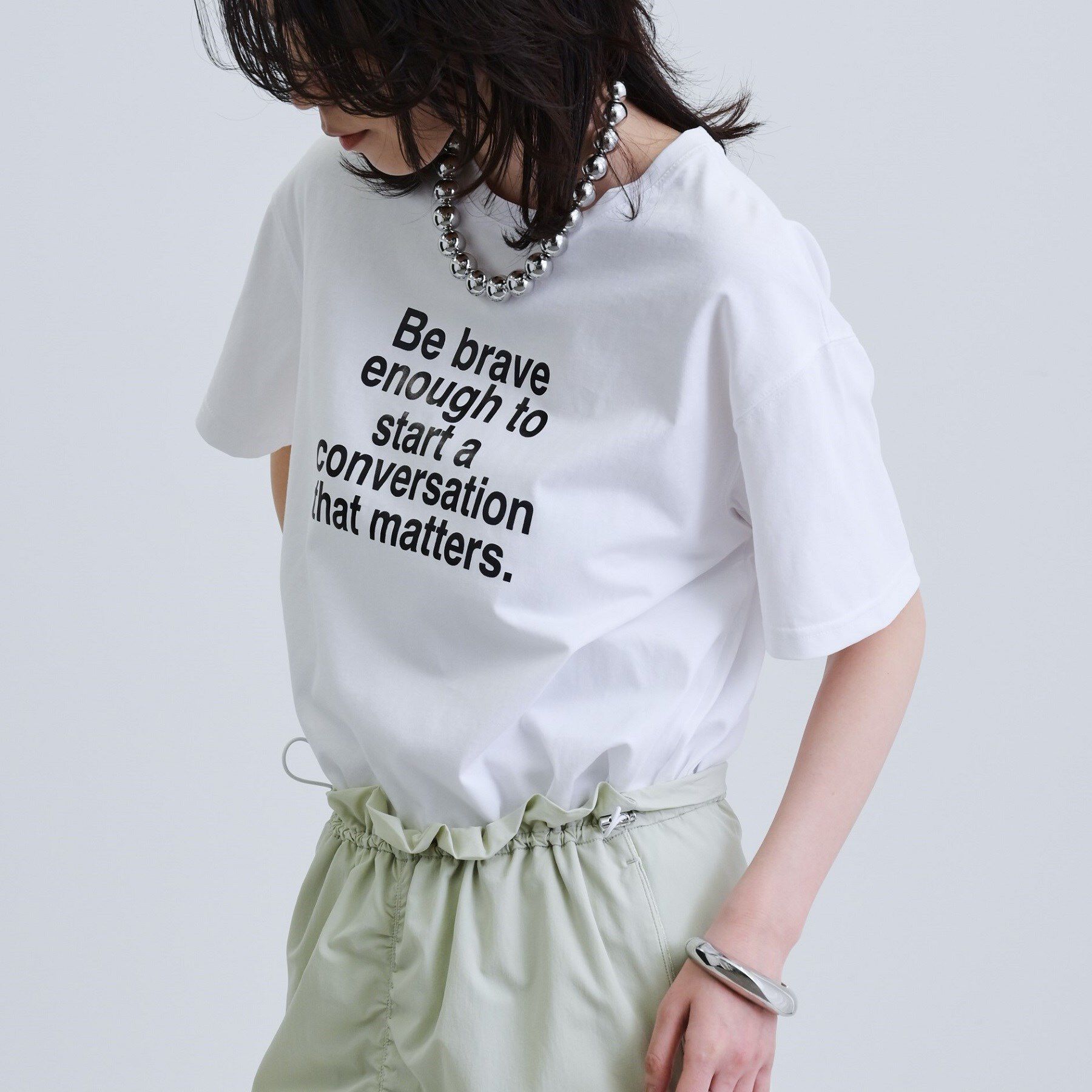 GALLEST「【再入荷】ボックスシルエットロゴTシャツ」|Tシャツ・カットソー|