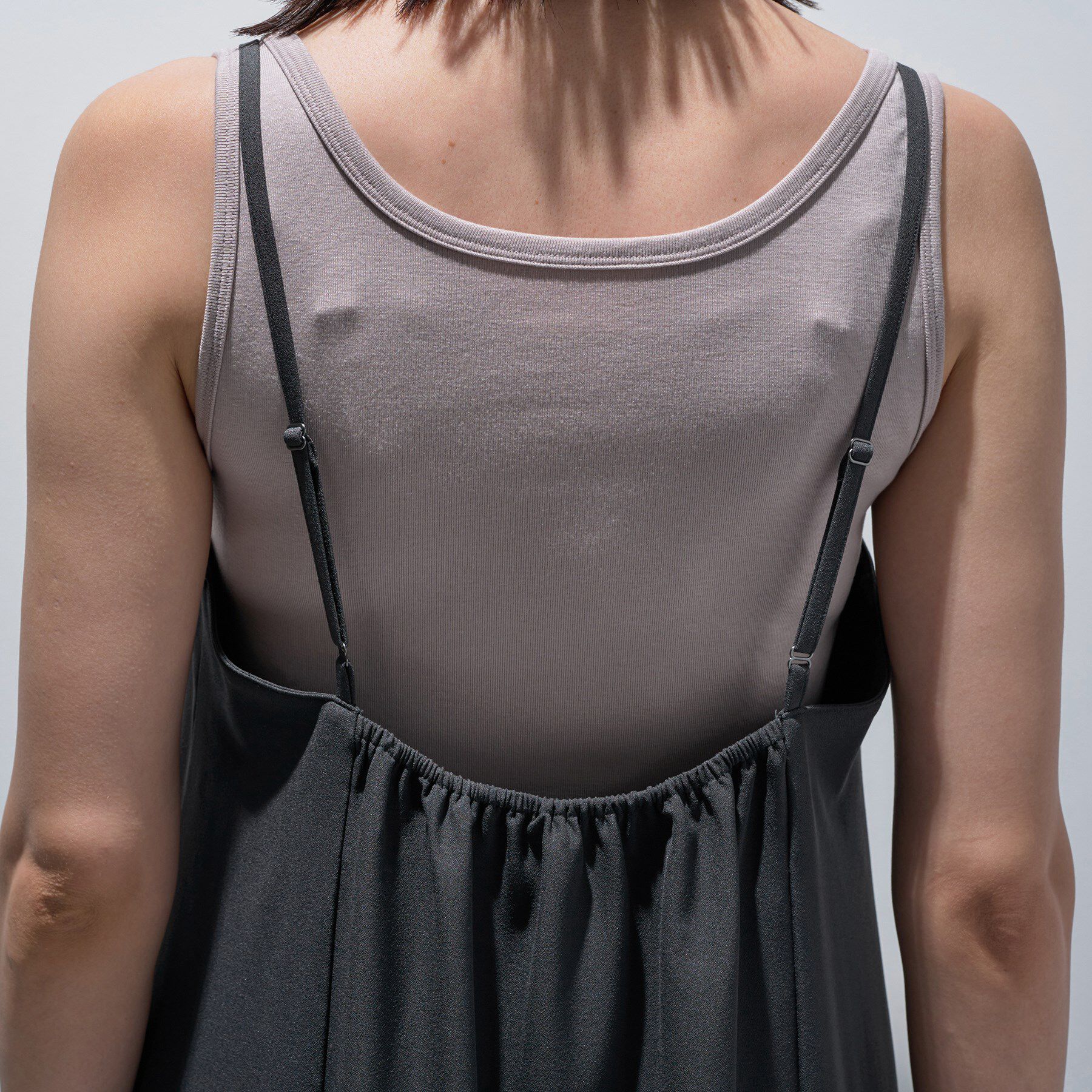 INDIVI「【UVケア】エアリージョーゼット キャミワンピース」|ワンピース|