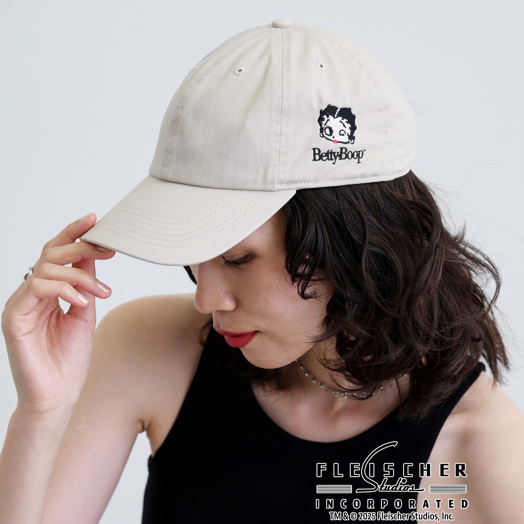 GALLEST「【Betty Boop(TM)】刺繍入りキャップ」|キャップ・キャスケット|