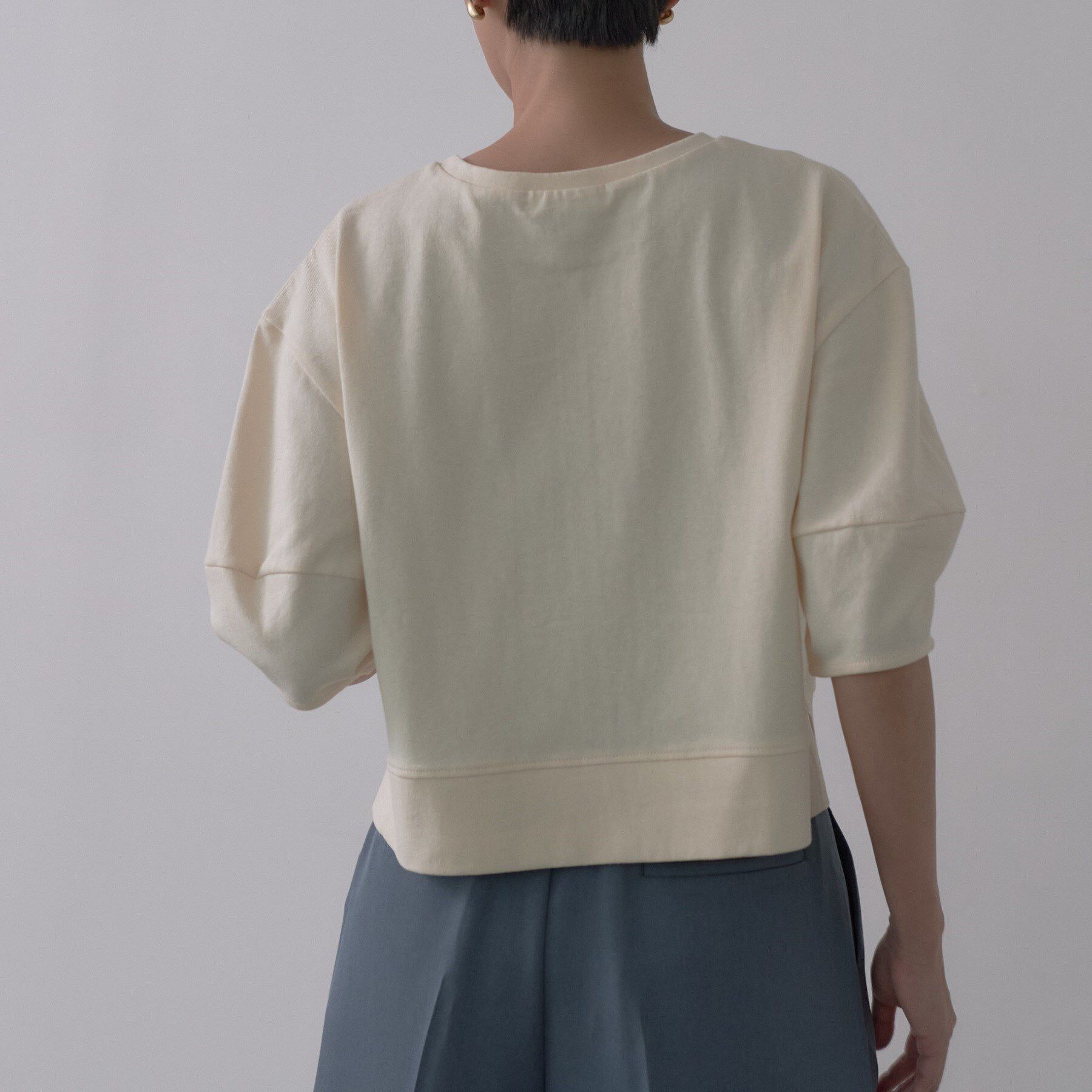 GALLEST「フォルムスリーブカットソー」|Tシャツ・カットソー|