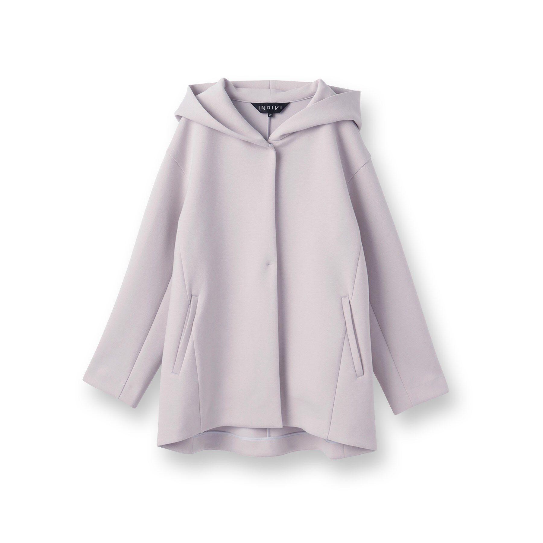 INDIVI「【軽羽織り】フーディーライトコート」|ブルゾン・スタジャン|