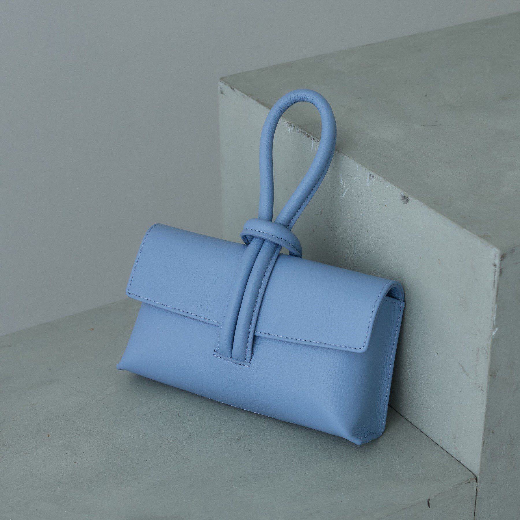 GALLEST「【MILLELA FIRENZE】ループハンドルバッグ」|ハンドバッグ|ブルー(091)