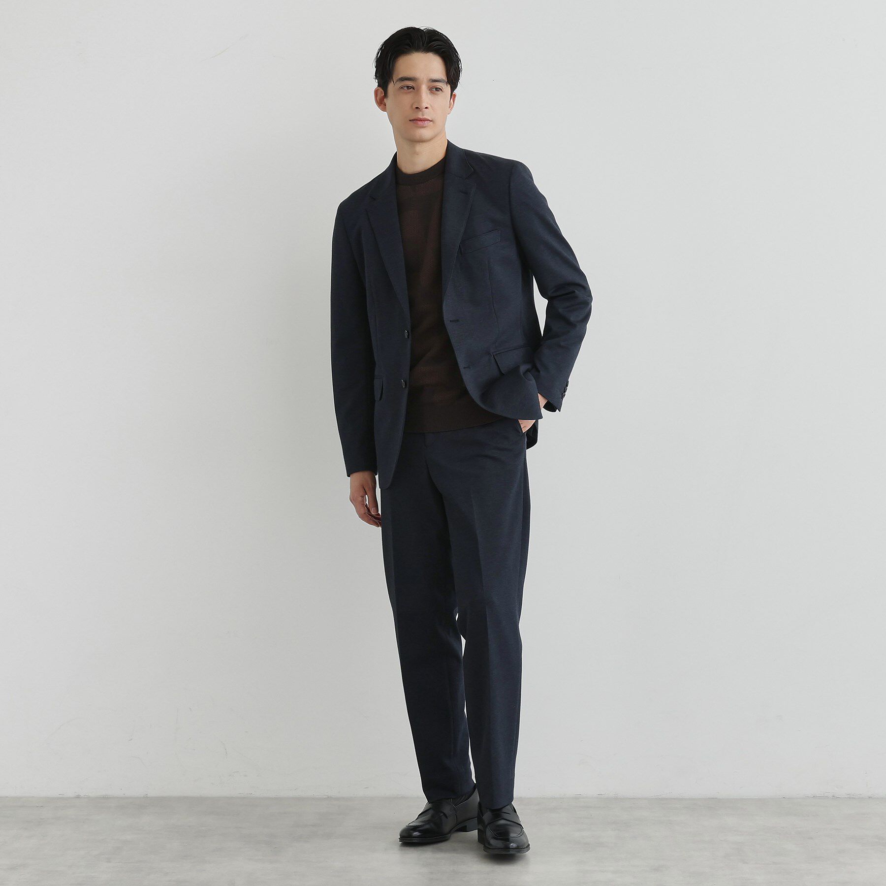 TAKEO KIKUCHI「【None Of Stress】アクティブジャージ 千鳥 ジャケット」|テーラードジャケット|