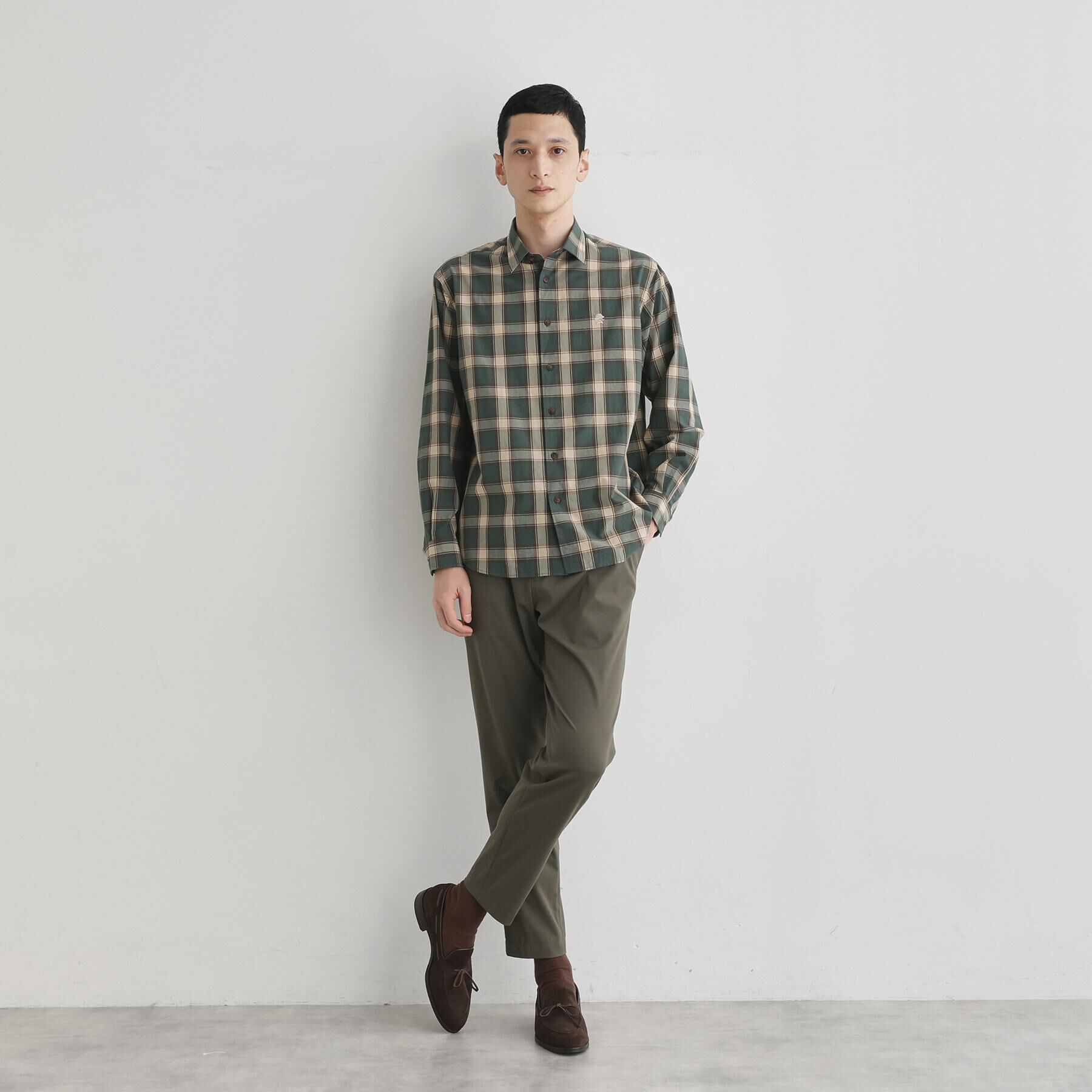 TAKEO KIKUCHI「【LIMITED】ダークチェック長袖シャツ」|シャツ・ブラウス|