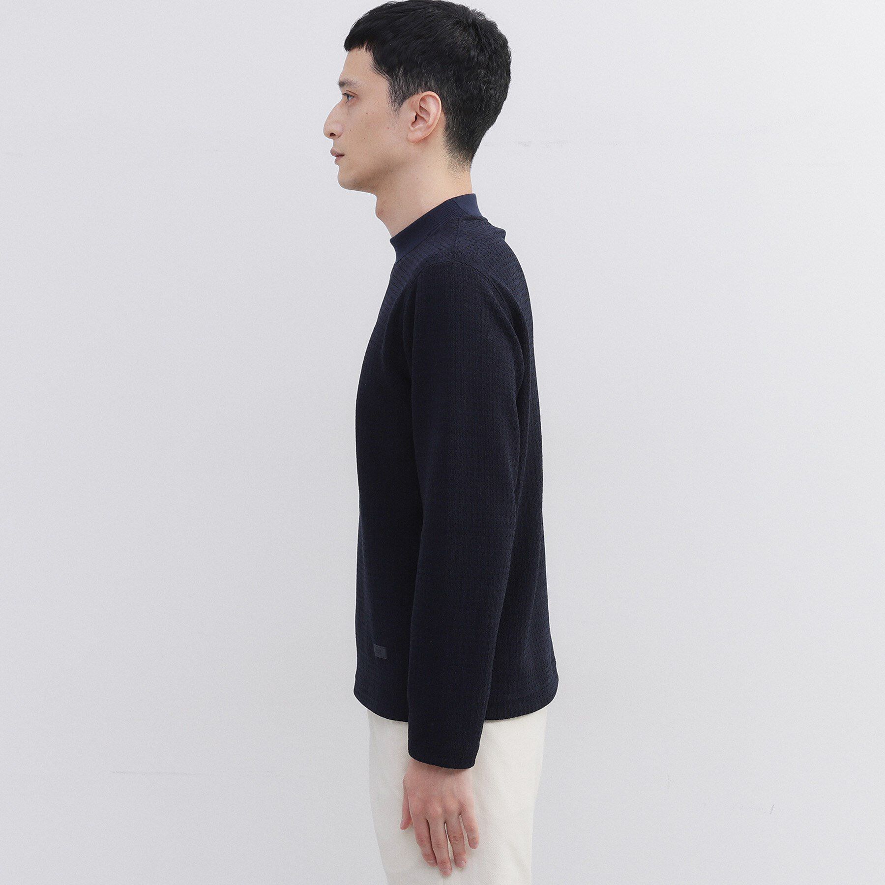 TAKEO KIKUCHI「モールクオーターモックネック」|Tシャツ・カットソー|