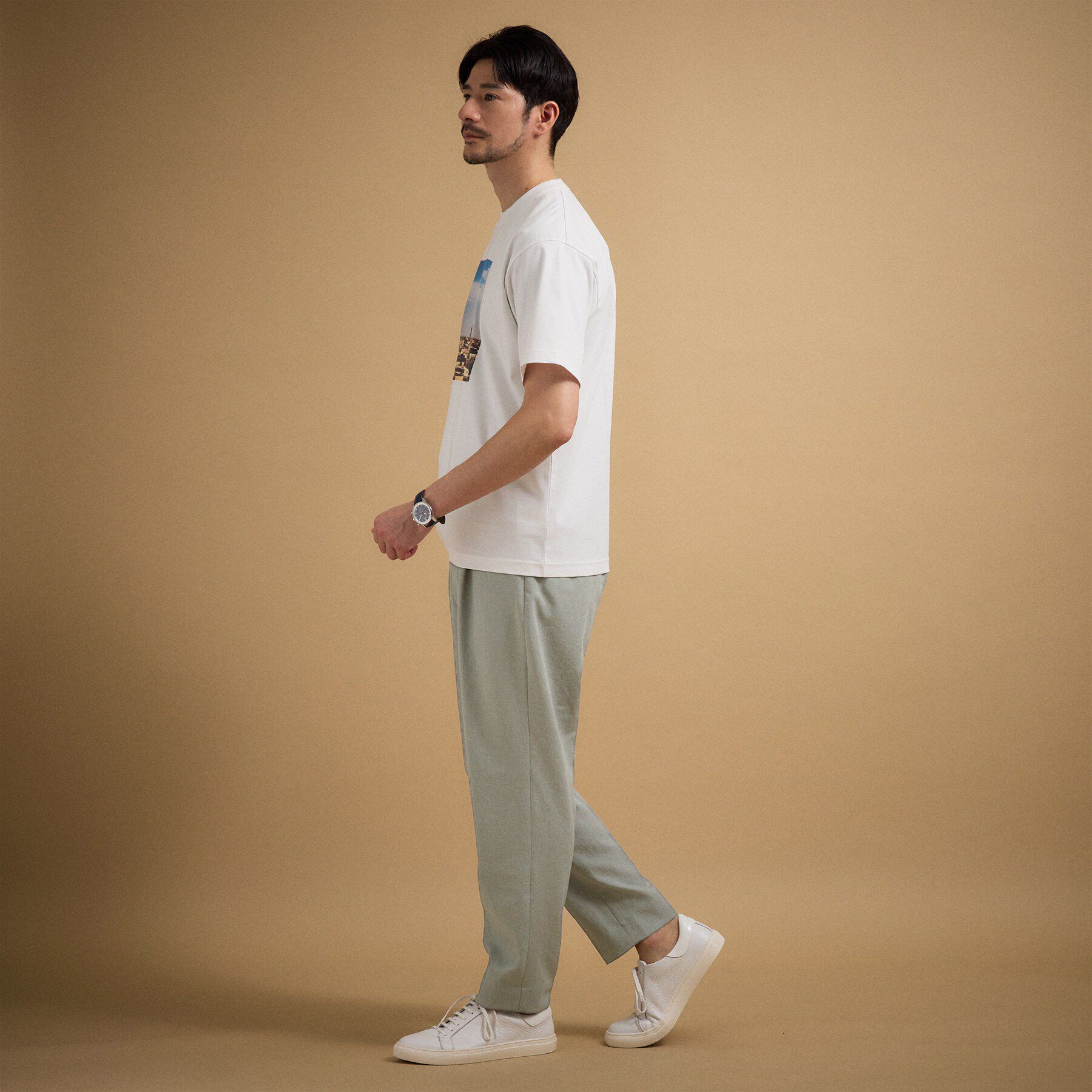 TAKEO KIKUCHI「リネンライクカルゼイージーパンツ」|その他|