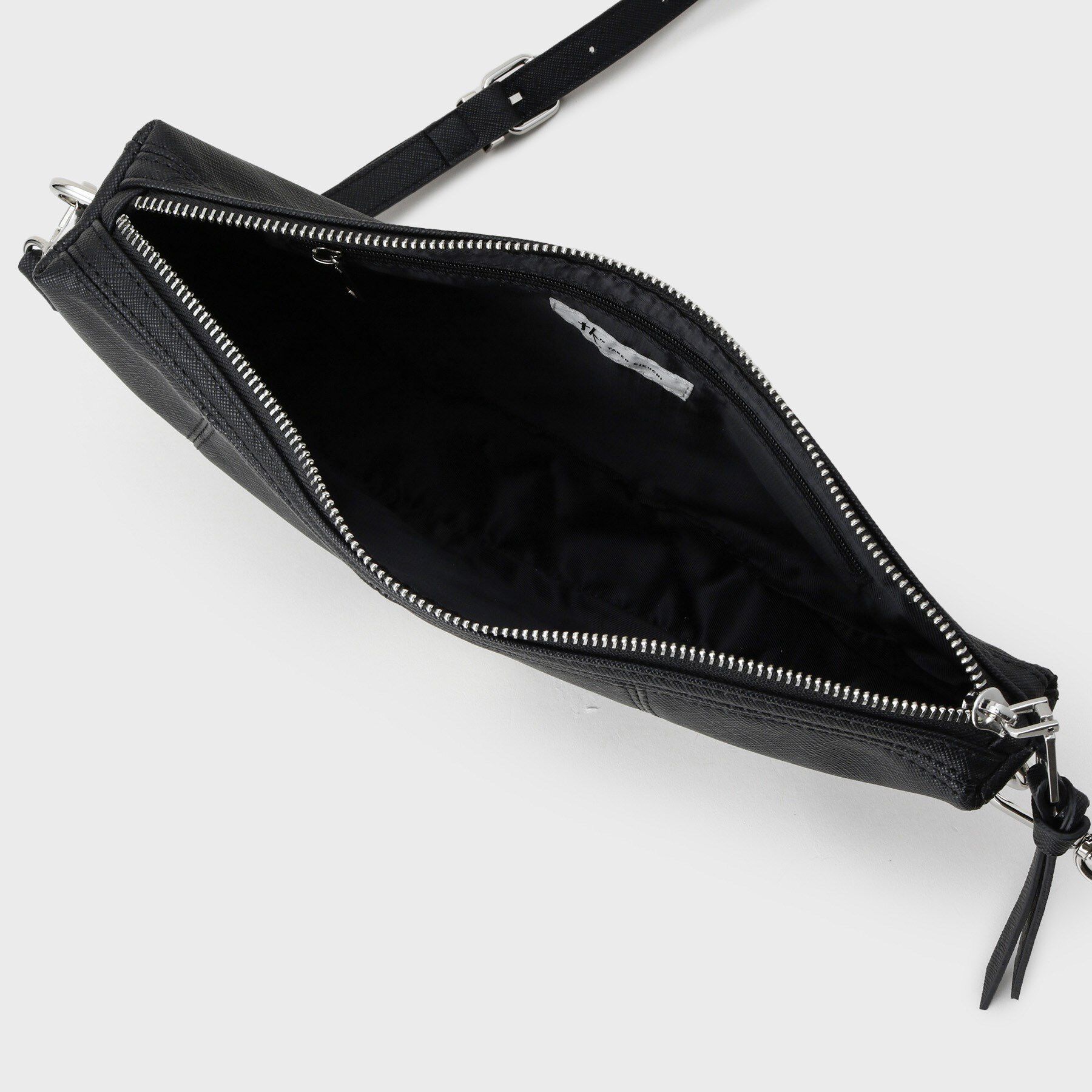 tk.TAKEO KIKUCHI「アシンメトリーハーフムーンショルダーバッグ」|ショルダー・メッセンジャー|