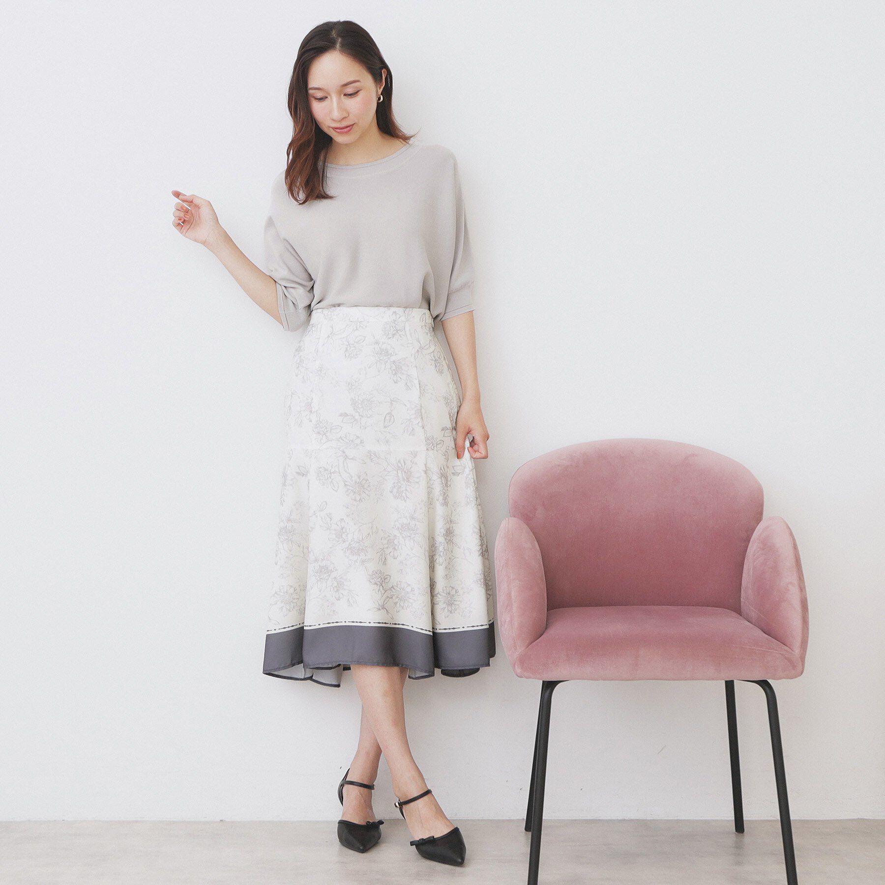 index「《5色展開》前後2WAY ドルマンスリーブニット【UVケア/抗ピル/洗濯機洗い可】」|ニット・セーター|