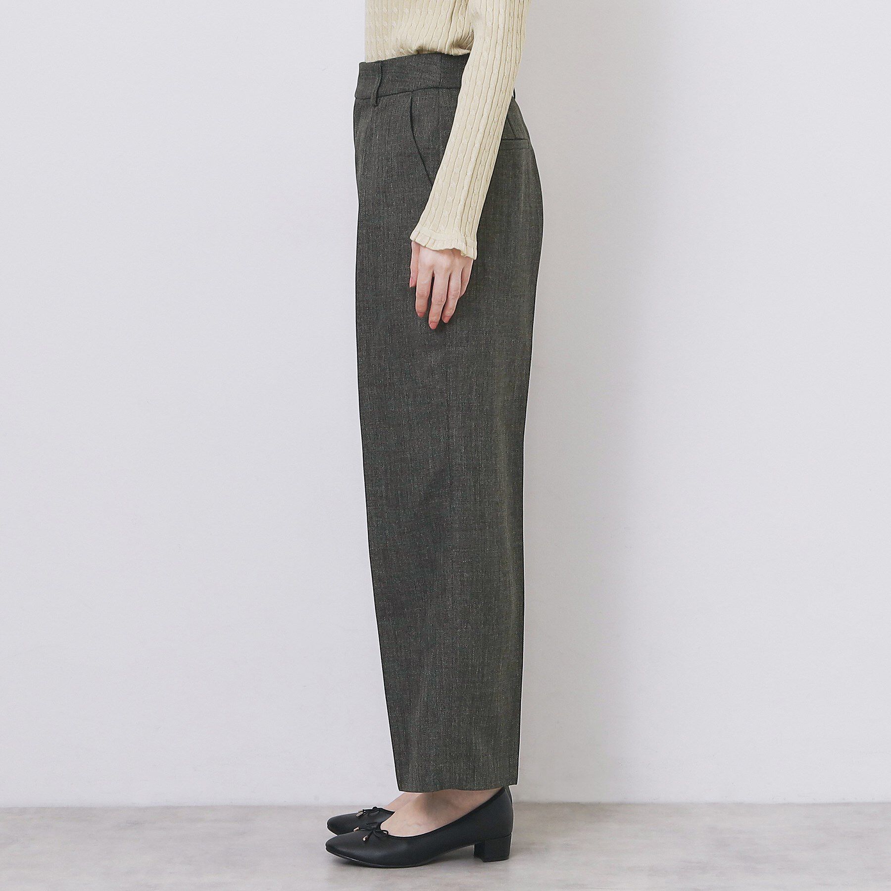 index「ツィード調ワイドストレートパンツ【洗濯機OK/防シワ】」|その他|