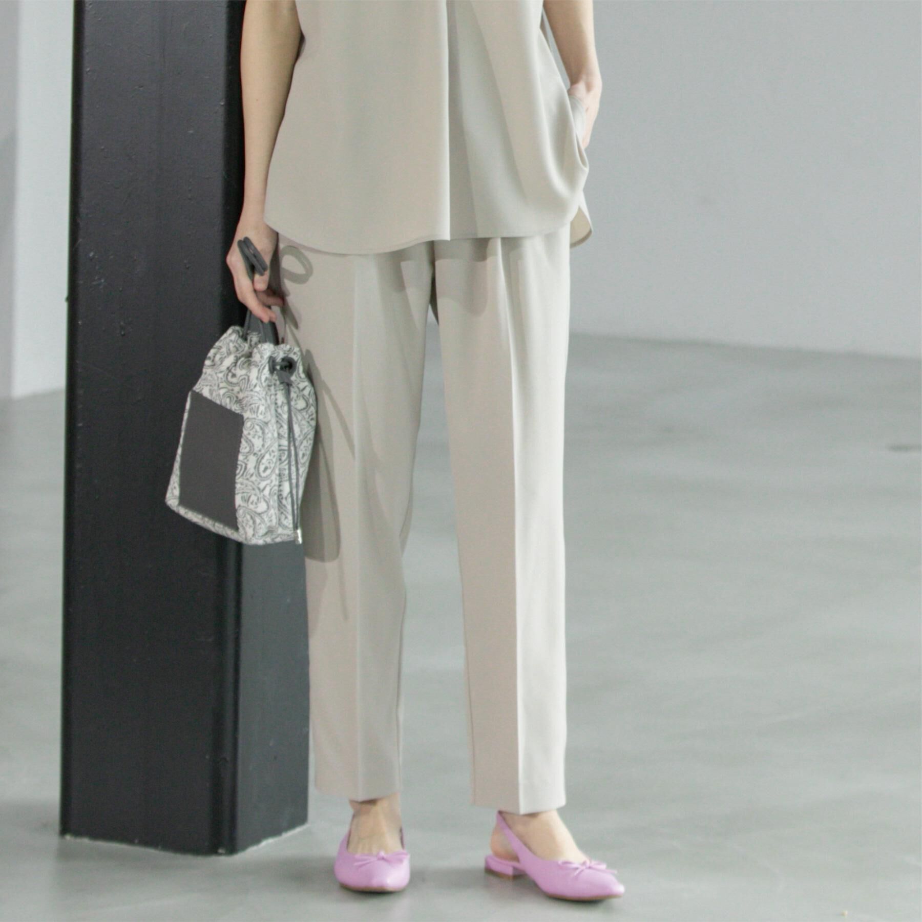 OPAQUE.CLIP「《6色展開/丈が選べる》美脚イージーテーパードパンツ/セットアップ対応【ストレッチ/洗濯機洗い可/防」|その他|