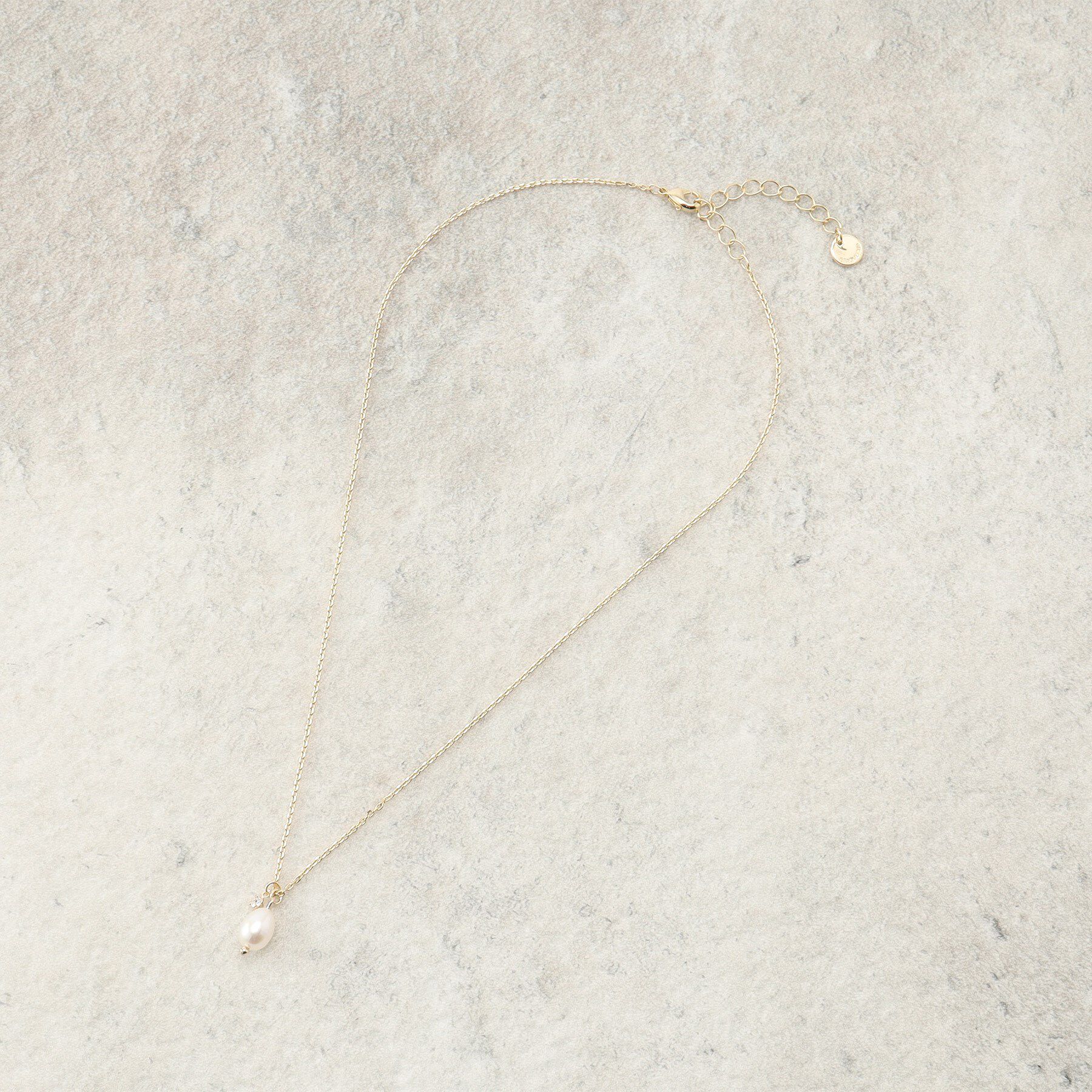 OPAQUE.CLIP「淡水&times;ビジューショートネックレス」|ネックレス|