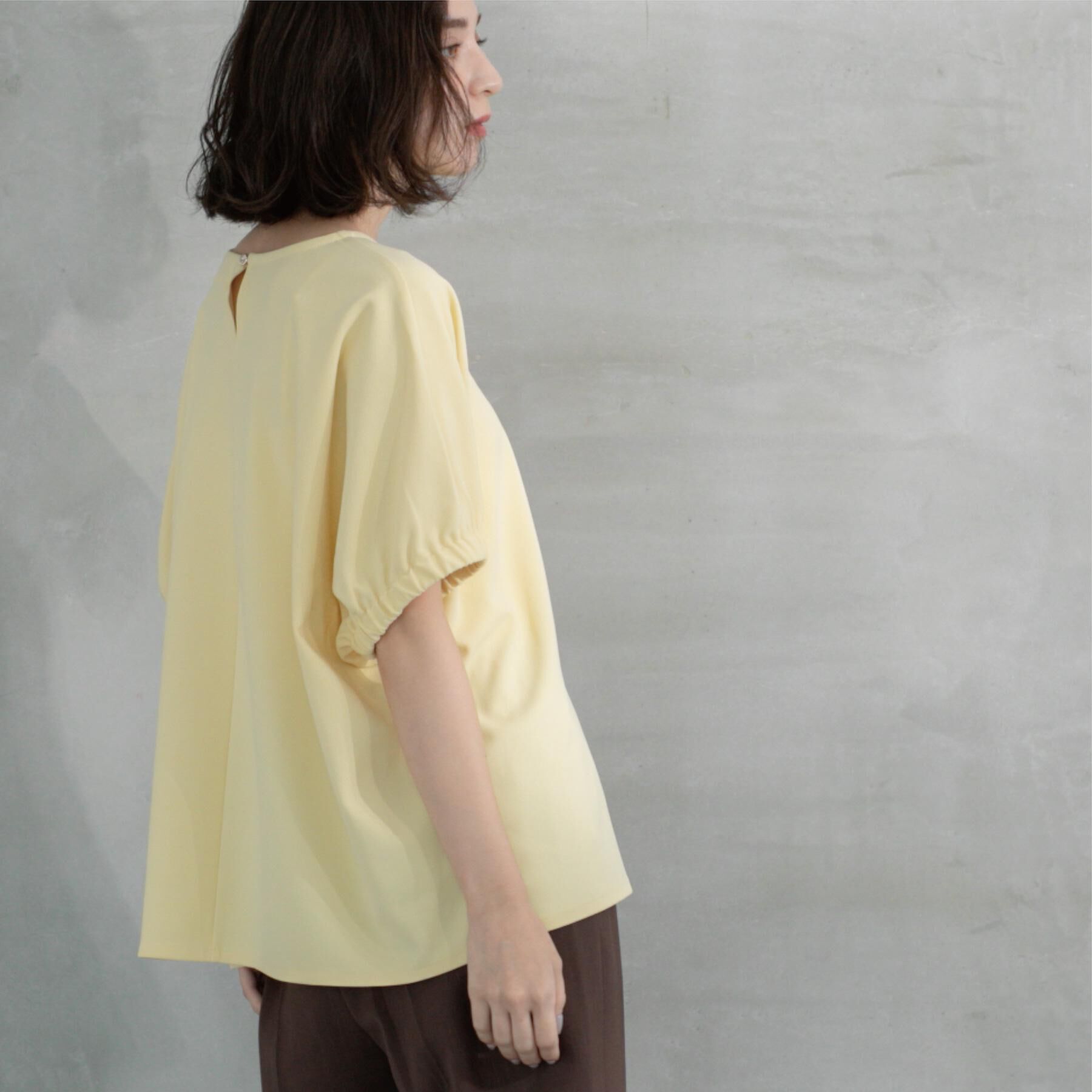 OPAQUE.CLIP「ギャザードルマンスリーブトップス【UV/吸水速乾/洗濯機洗い可】」|Tシャツ・カットソー|