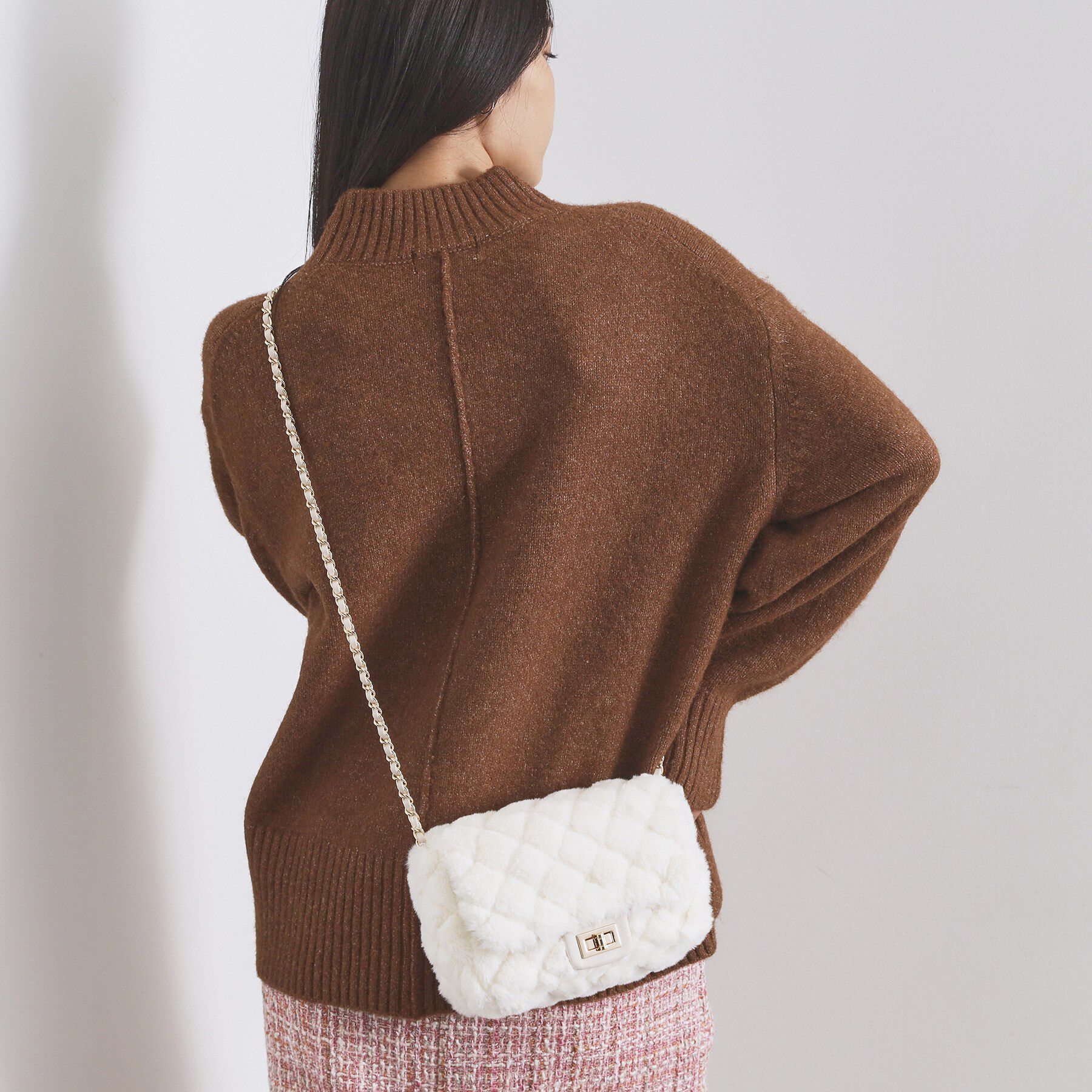 OPAQUE.CLIP「パフィーキルティングチェーンショルダーバッグ」|ショルダー・メッセンジャー|