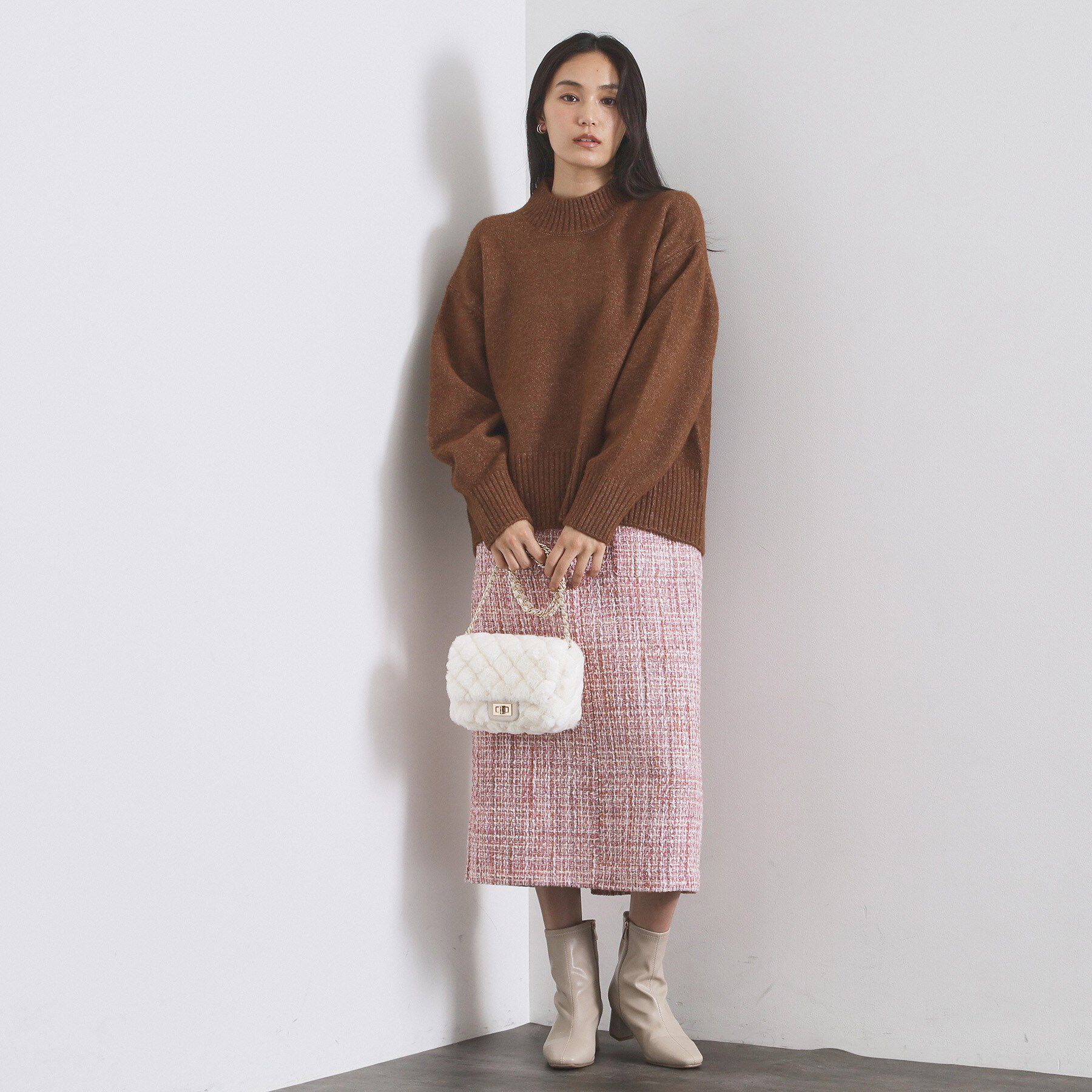 OPAQUE.CLIP「パフィーキルティングチェーンショルダーバッグ」|ショルダー・メッセンジャー|