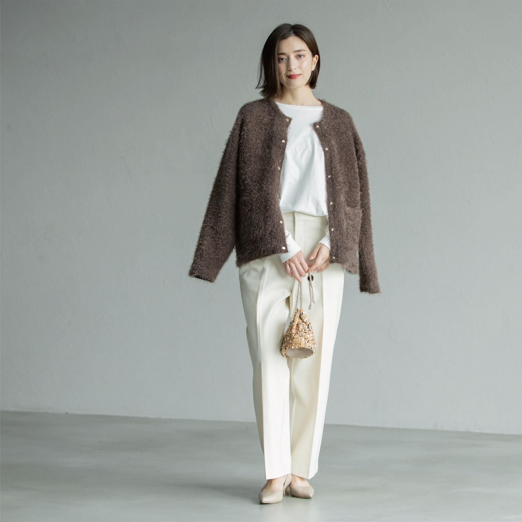 OPAQUE.CLIP「ウォームタッチ ワイドパンツ【洗濯機洗OK/ストレッチ】≪SS～LL≫」|その他|