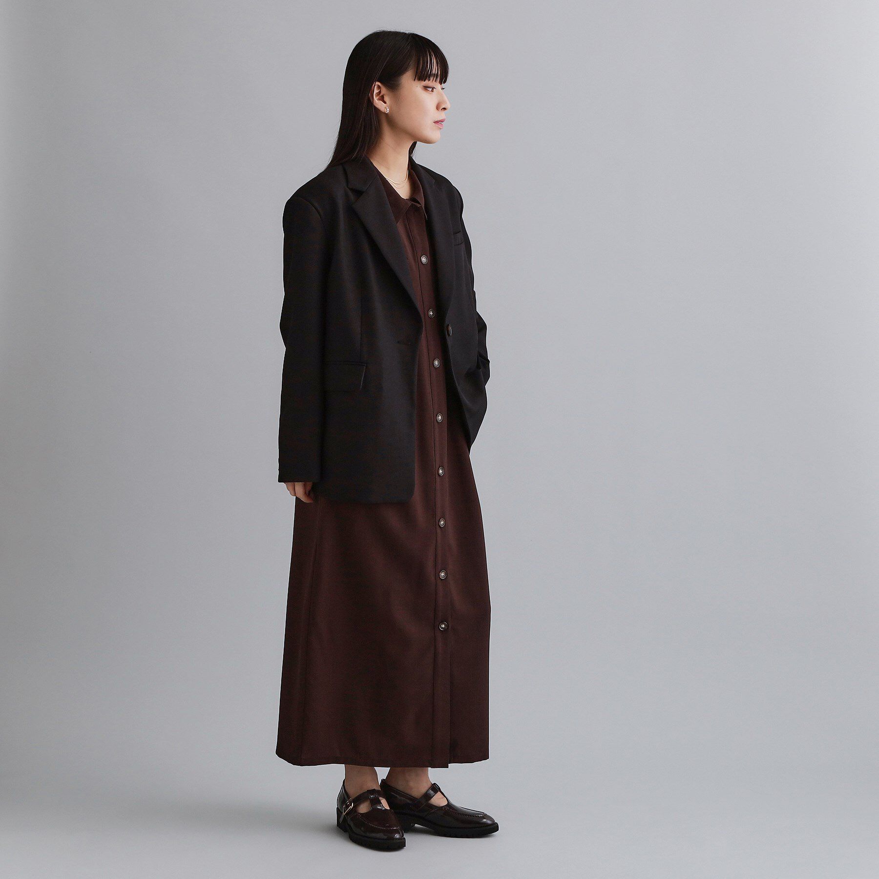 OPAQUE.CLIP「【es】ビッグテーラードジャケット【UVケア/洗濯機OK】」|テーラードジャケット|