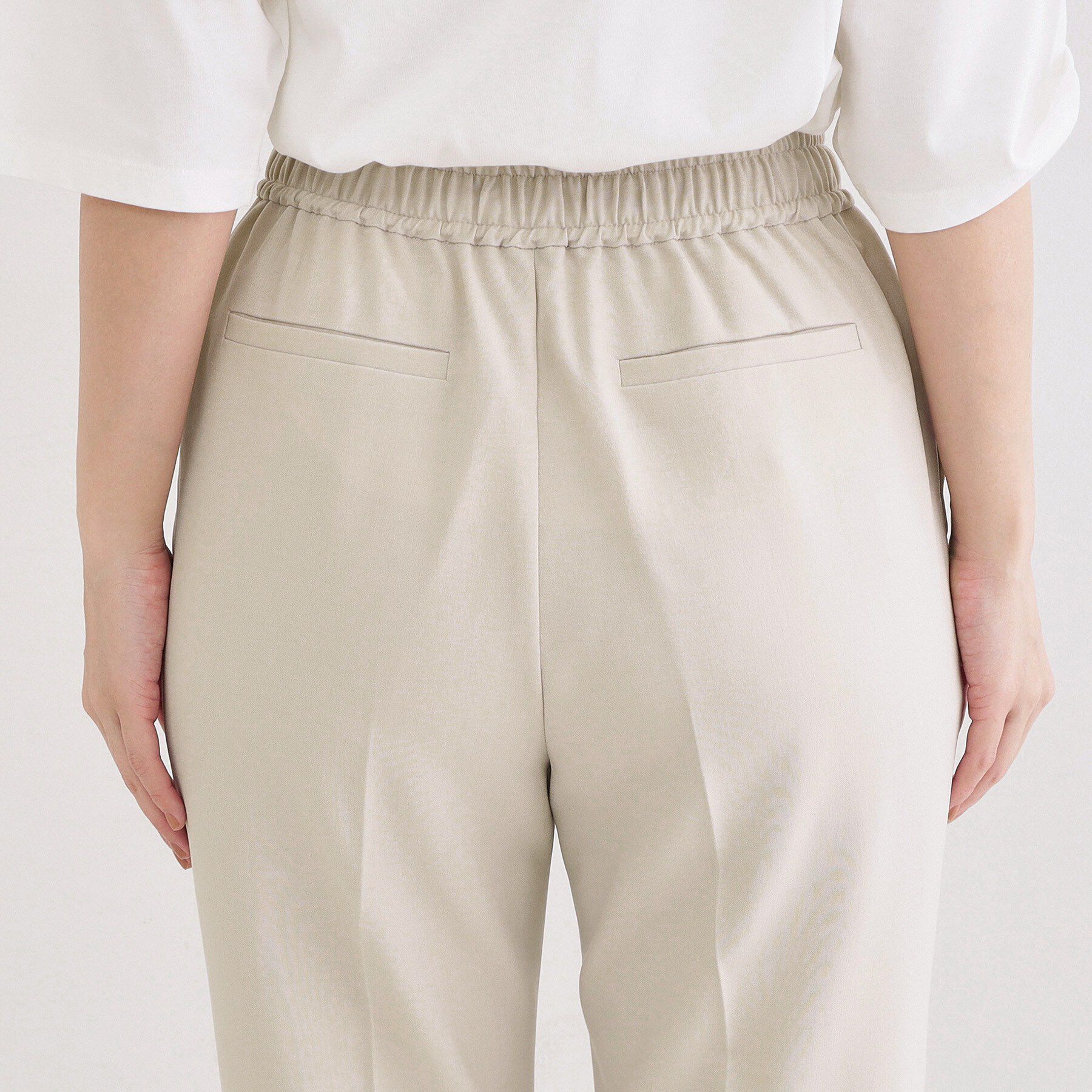 OPAQUE.CLIP「美脚ストレッチイージーテーパードパンツ【洗濯機OK】」|その他|