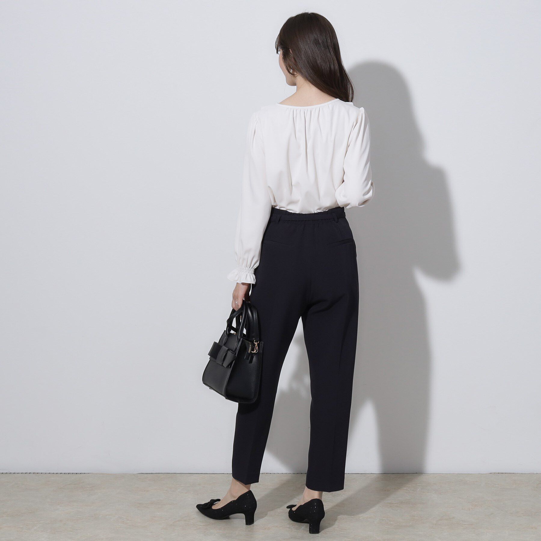 Couture broach「【セレモニーシーン/お仕事にも】ダブルクロステーパードパンツ」|その他|