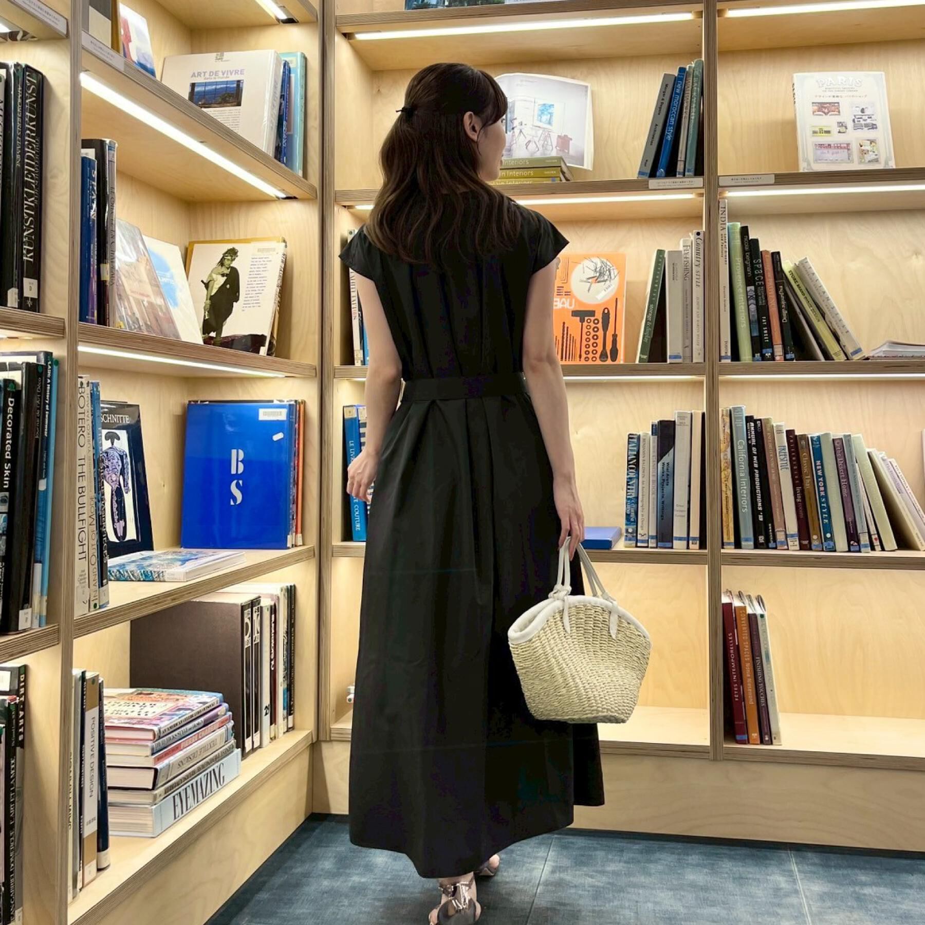 Couture broach「【Aライン・細見え】フロントタックシャツワンピース」|ワンピース|