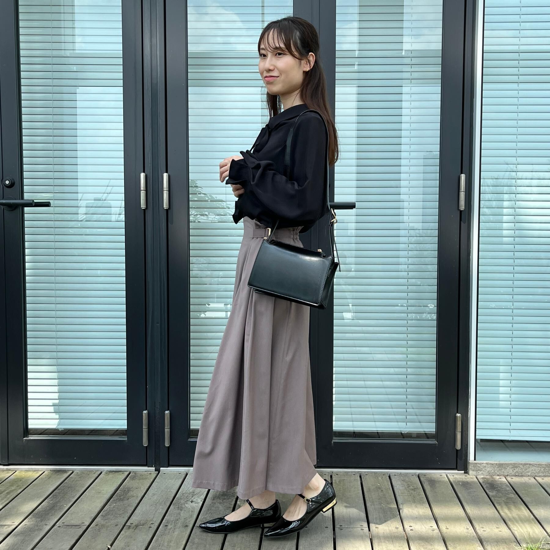 Couture broach「【大人可愛い・通勤】スカラウエスト サイドベルト パネルスカート」|スカート|