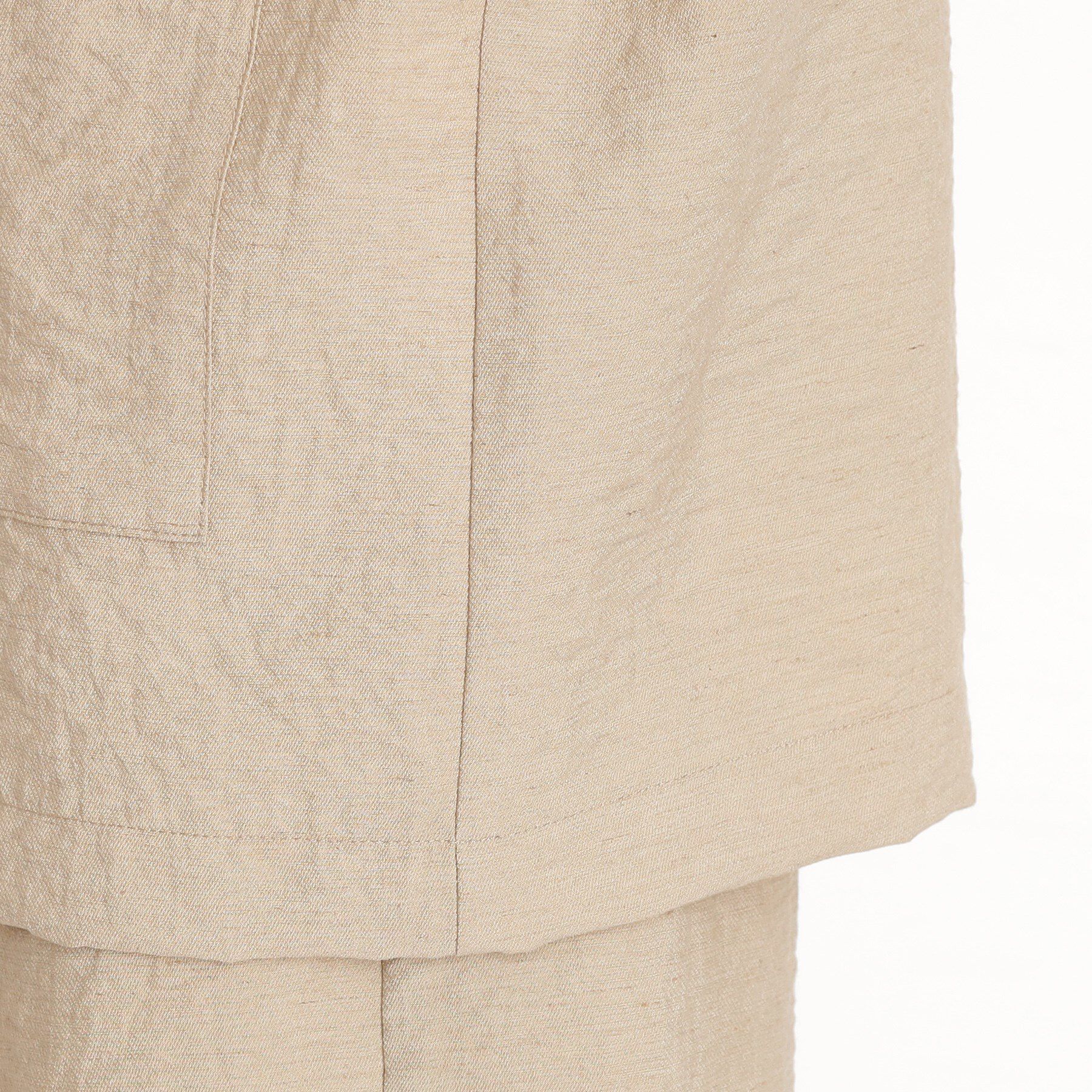 THE SHOP TK「リネン混半袖テーラージャケット【洗える/セットアップ可】」|テーラードジャケット|