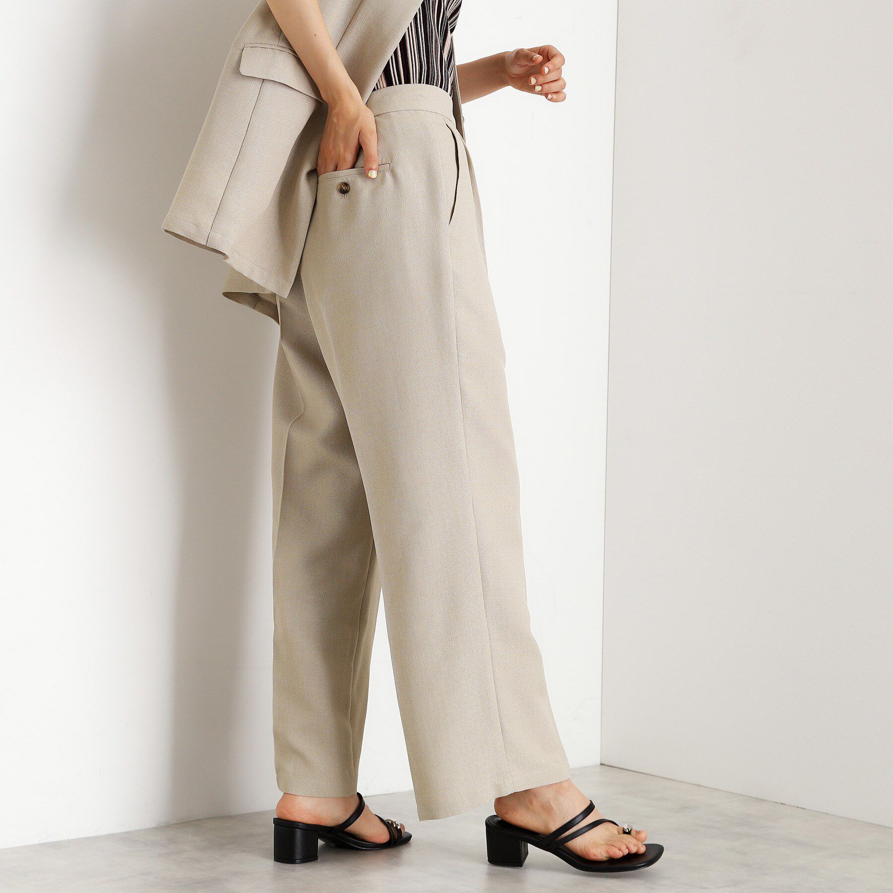 THE SHOP TK「パナマパンツ【洗える】」|その他|