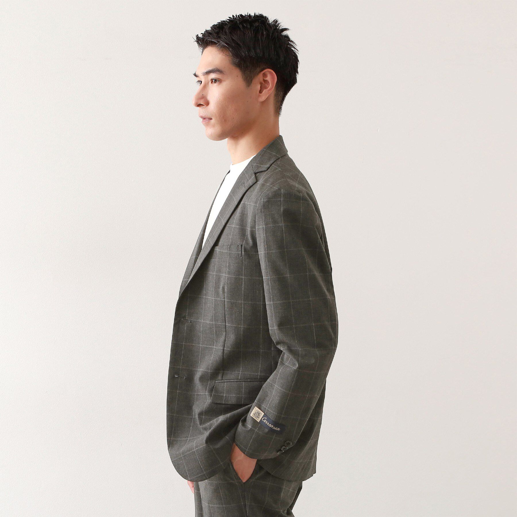 THE SHOP TK「CARREMAN／キャリーマンTRジャケット【セットアップ可/洗濯機OK】」|テーラードジャケット|