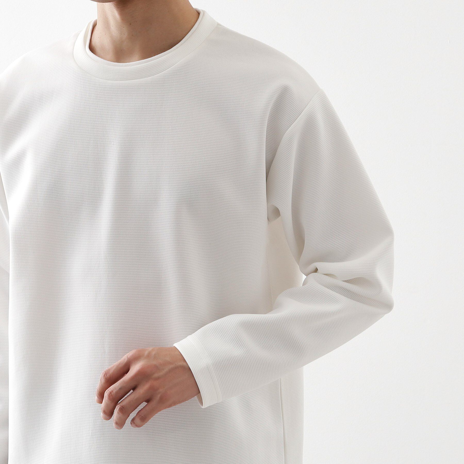 THE SHOP TK「【ラクして決まる！】レイヤード風長袖Tシャツ 洗濯機OK」|Tシャツ・カットソー|