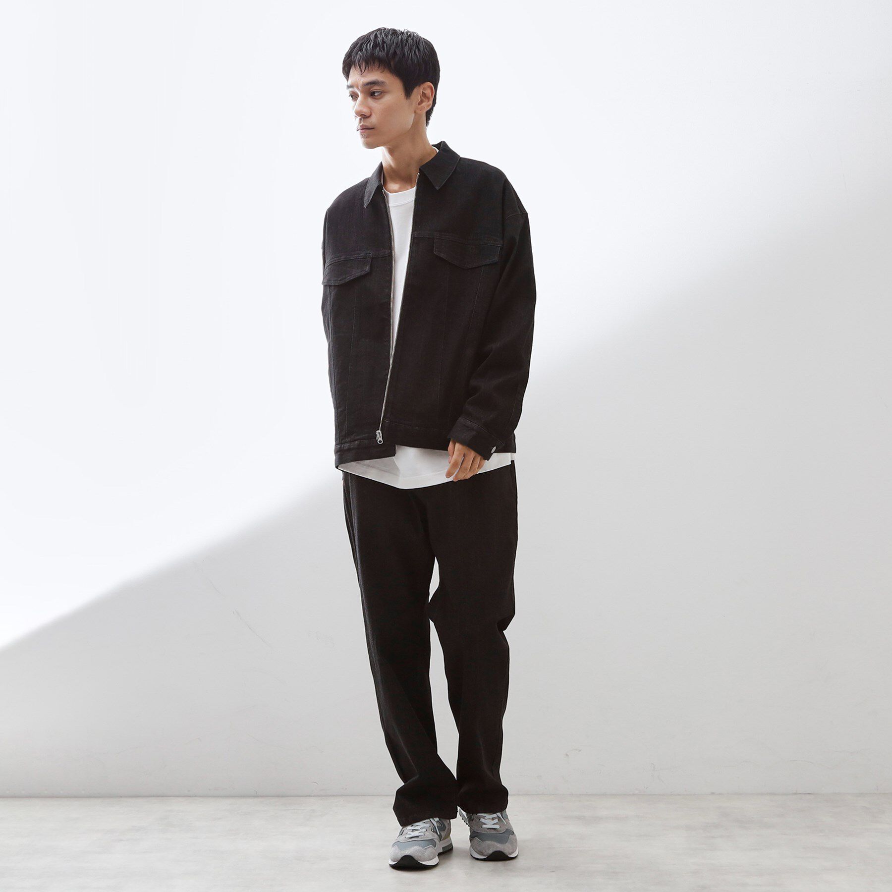 THE SHOP TK「コットンカーブデニム 【セットアップ可/洗濯機OK】」|デニム|