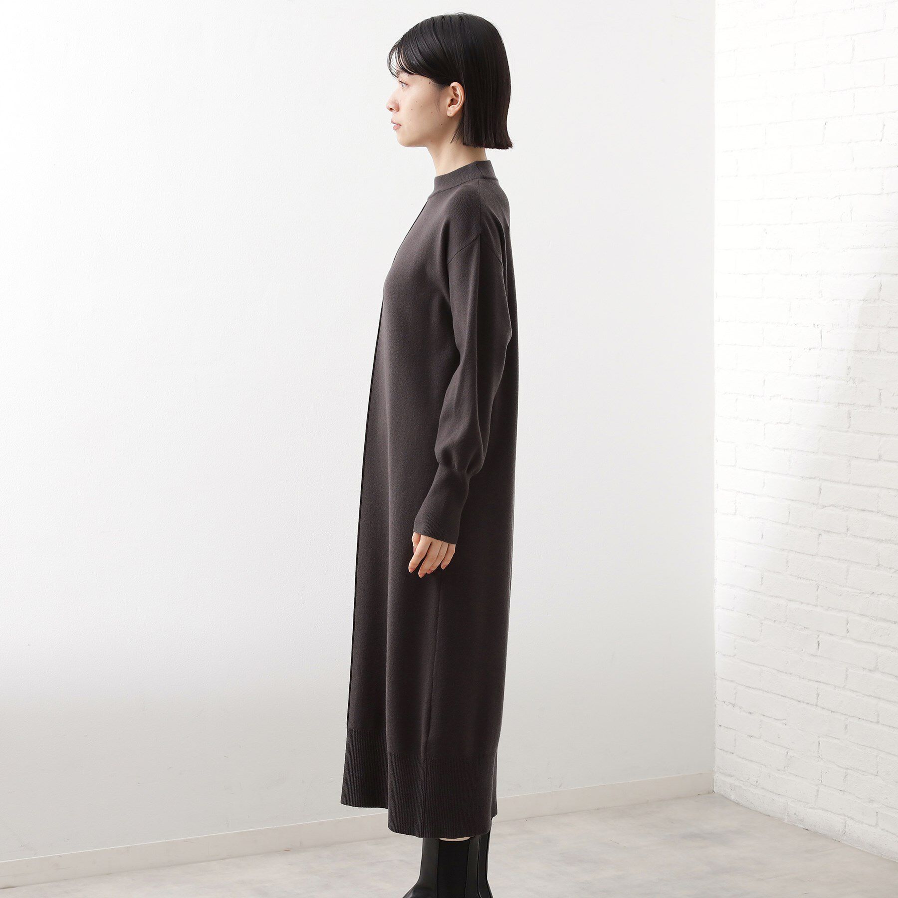 THE SHOP TK「優秀ふわふわベスト＆ニットワンピース【毛玉になりにくい/静電気防止/洗える】」|ワンピース|