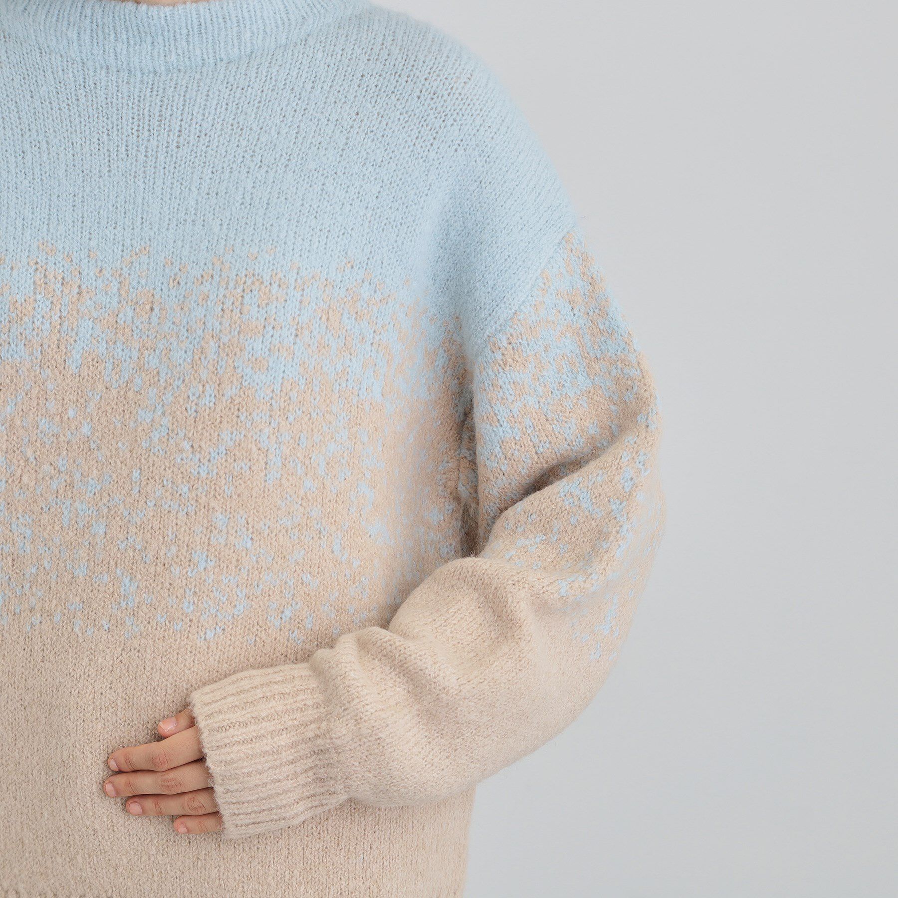 THE SHOP TK「バルキーブレンドヤーンニットプルオーバー」|ニット・セーター|