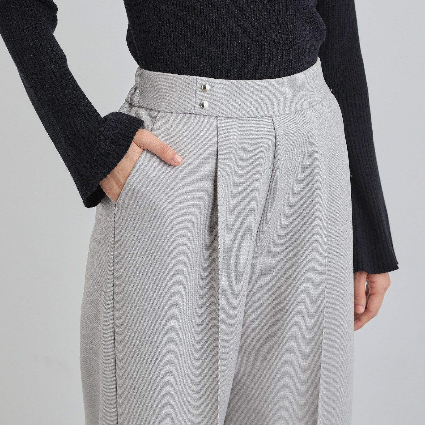 THE SHOP TK「ピンタックワイドパンツ」|その他|