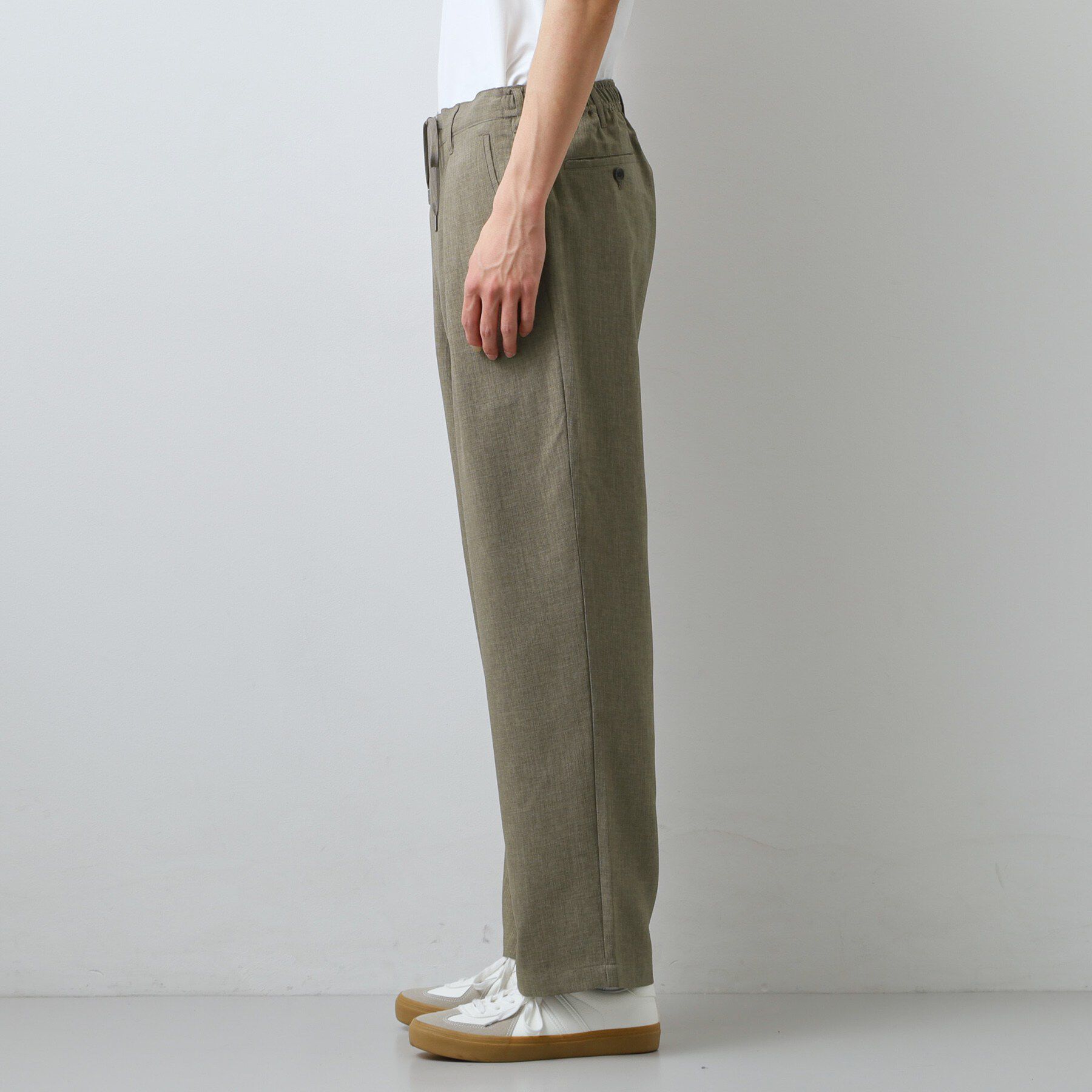 THE SHOP TK「【LINO FINE】リネンライク　ワイドイージーパンツ  UVカット/イージーケア/吸水速乾/洗濯」|その他|