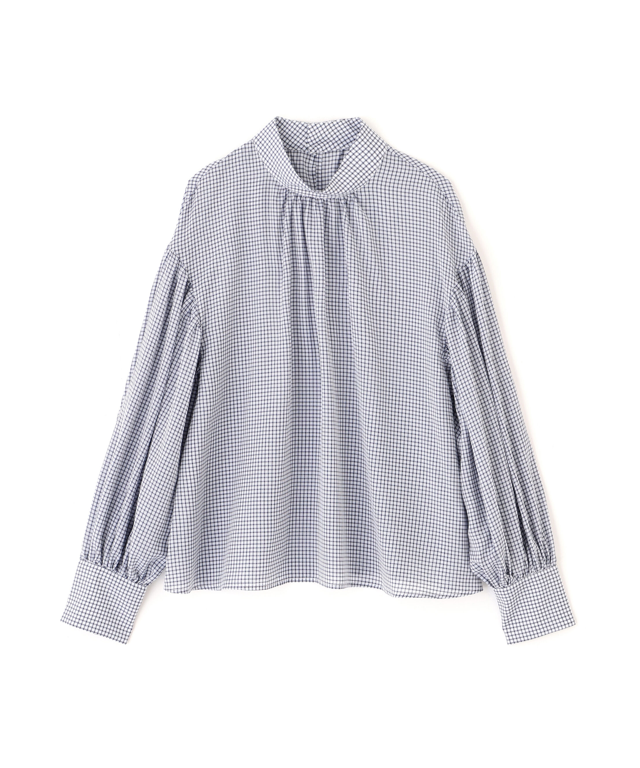  「ミニチェック2wayボウタイブラウス」|シャツ・ブラウス|