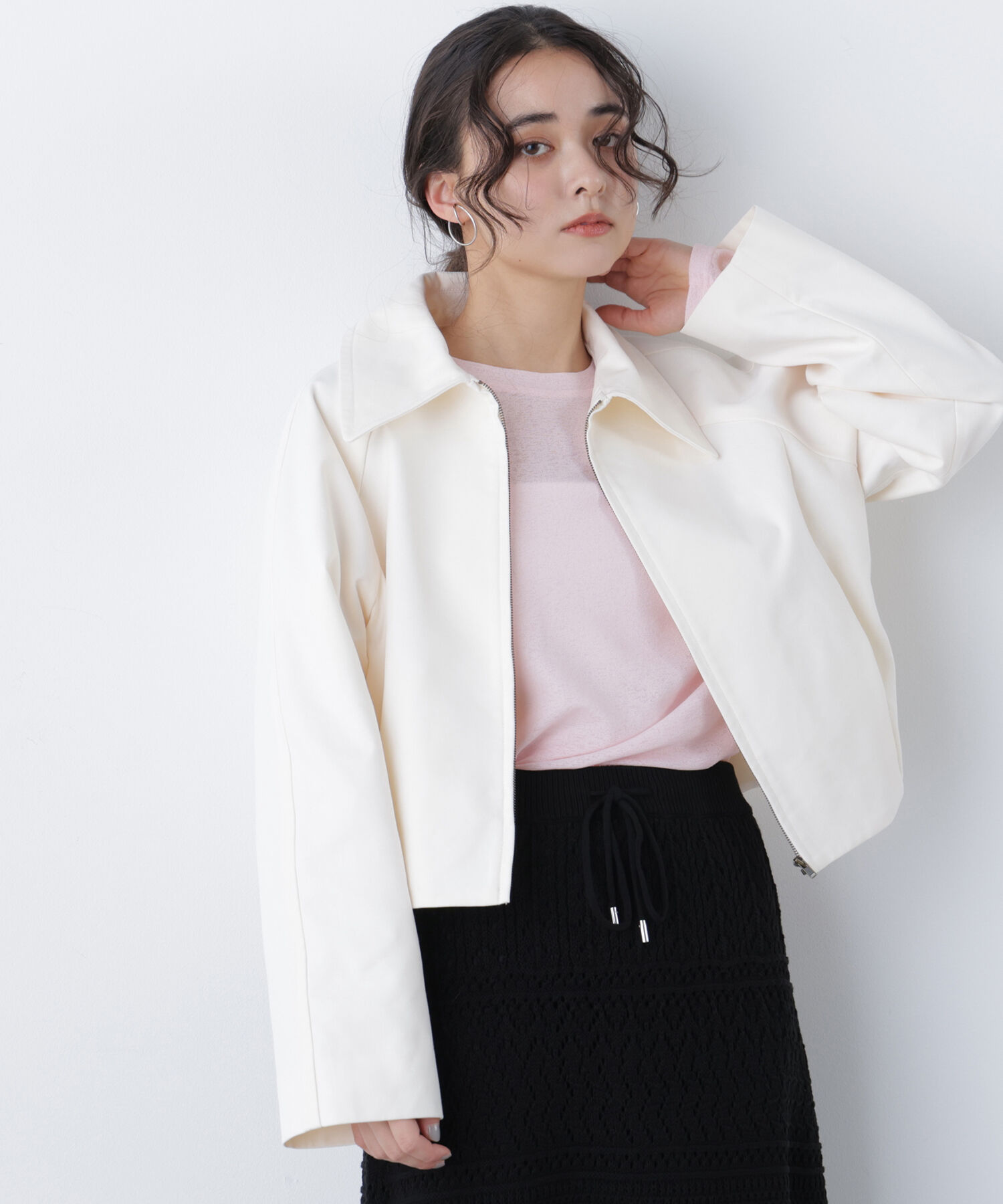  「〈N.〉ステンカラーフォルムブルゾン」|その他|