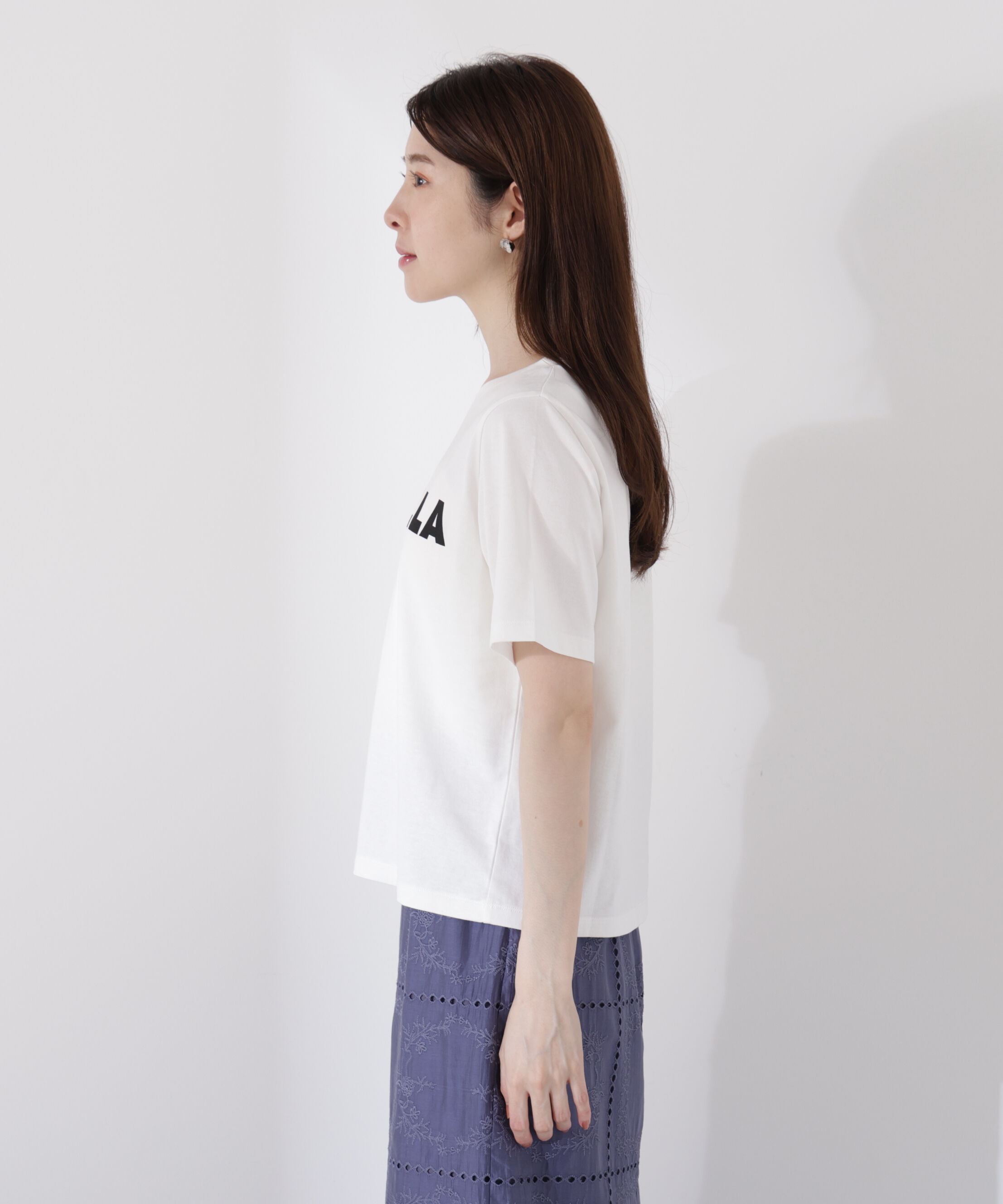 PROPORTION BODY DRESSING「＜ウォッシャブル＞ゴシックロゴTシャツ」|Tシャツ・カットソー|