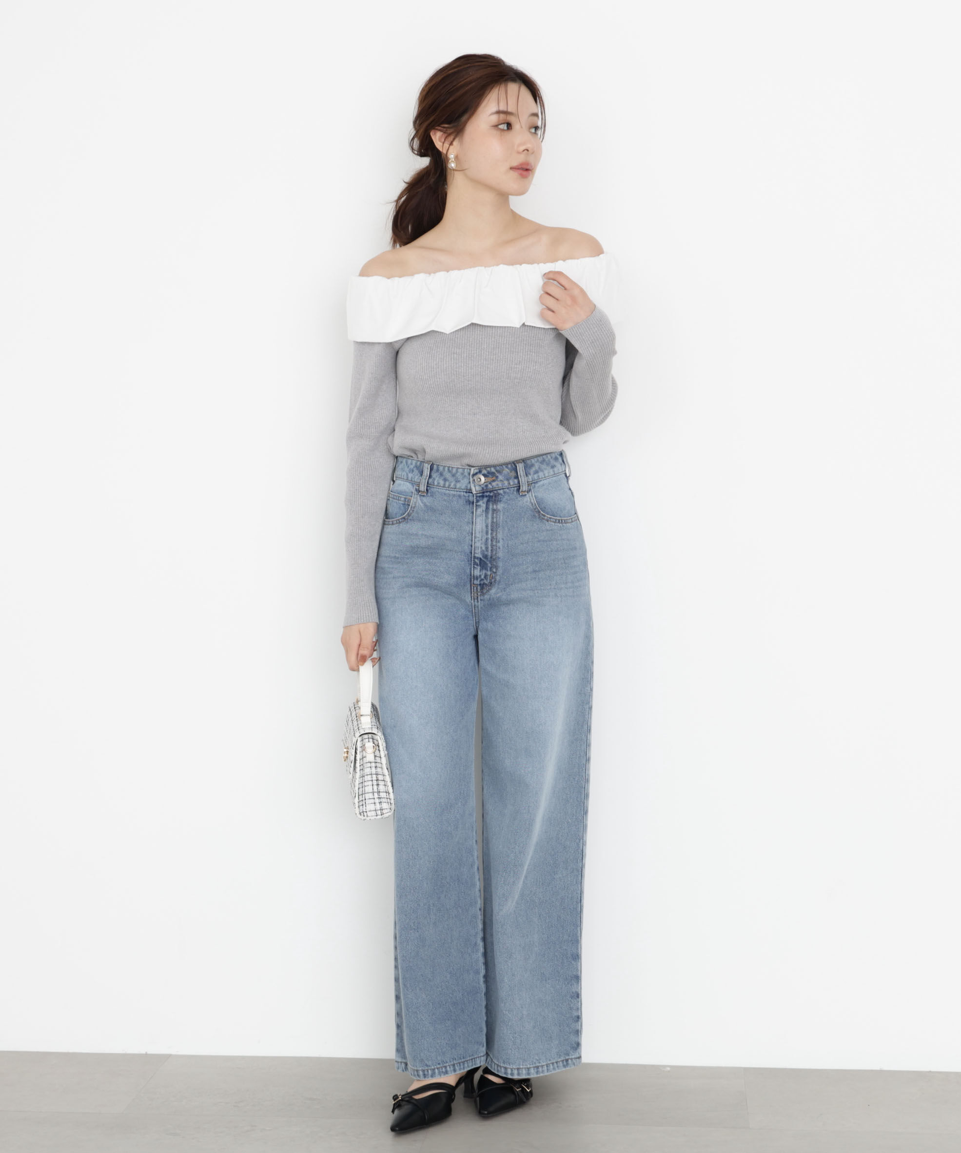 PROPORTION BODY DRESSING「ワイドデニムパンツ」|その他|