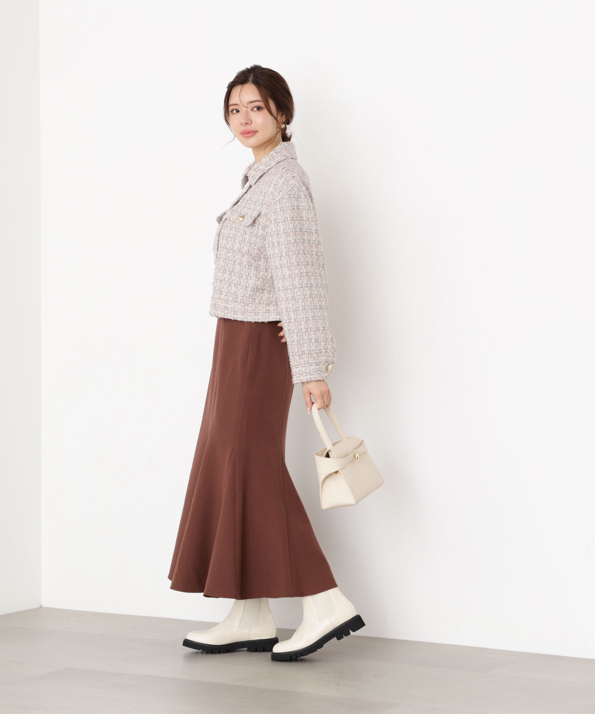 PROPORTION BODY DRESSING「＜ウォッシャブル＞ハイウエストマーメイドスカート 25AW」|スカート|