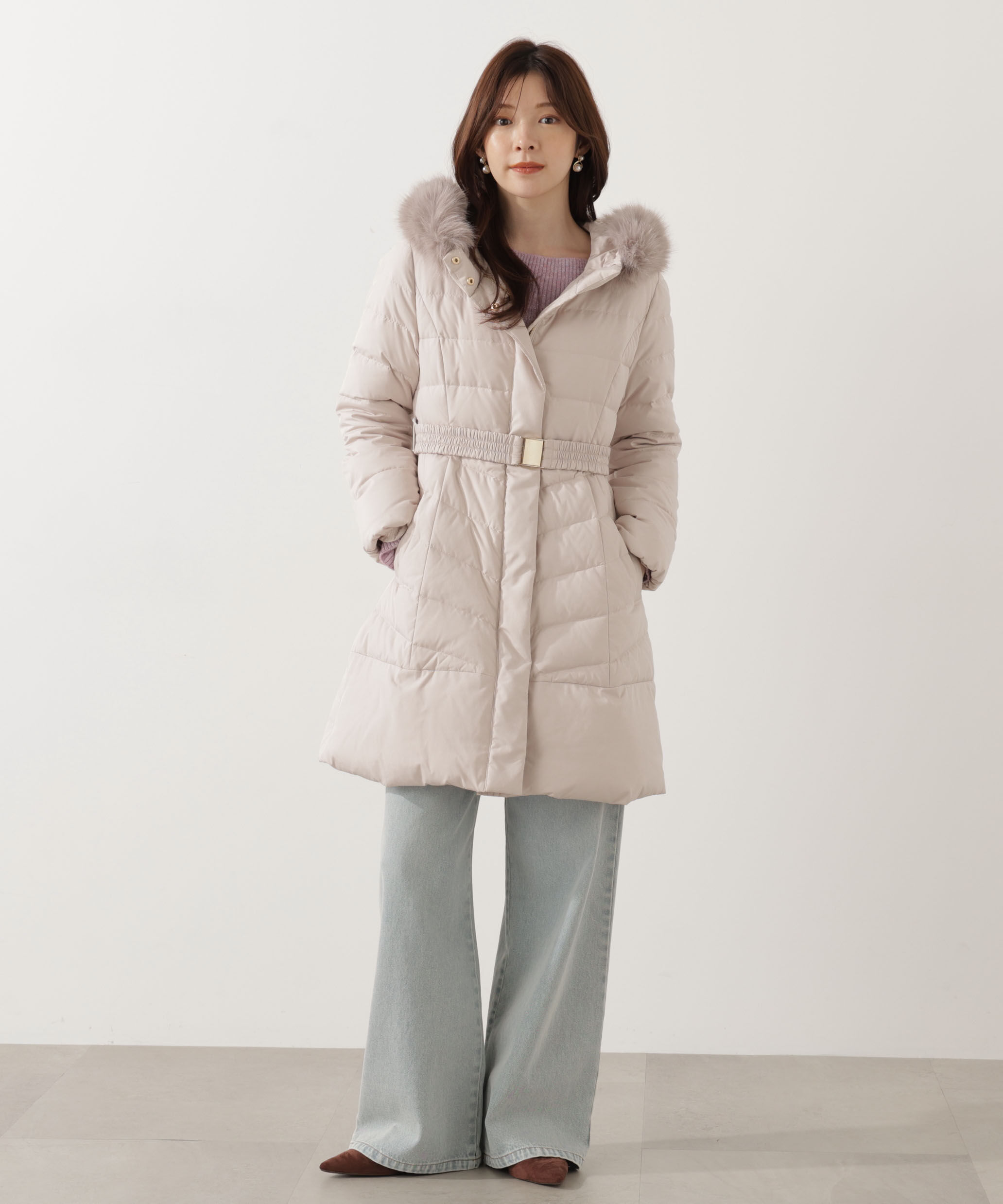 PROPORTION BODY DRESSING「ベルト付ダウン 25AW」|その他|