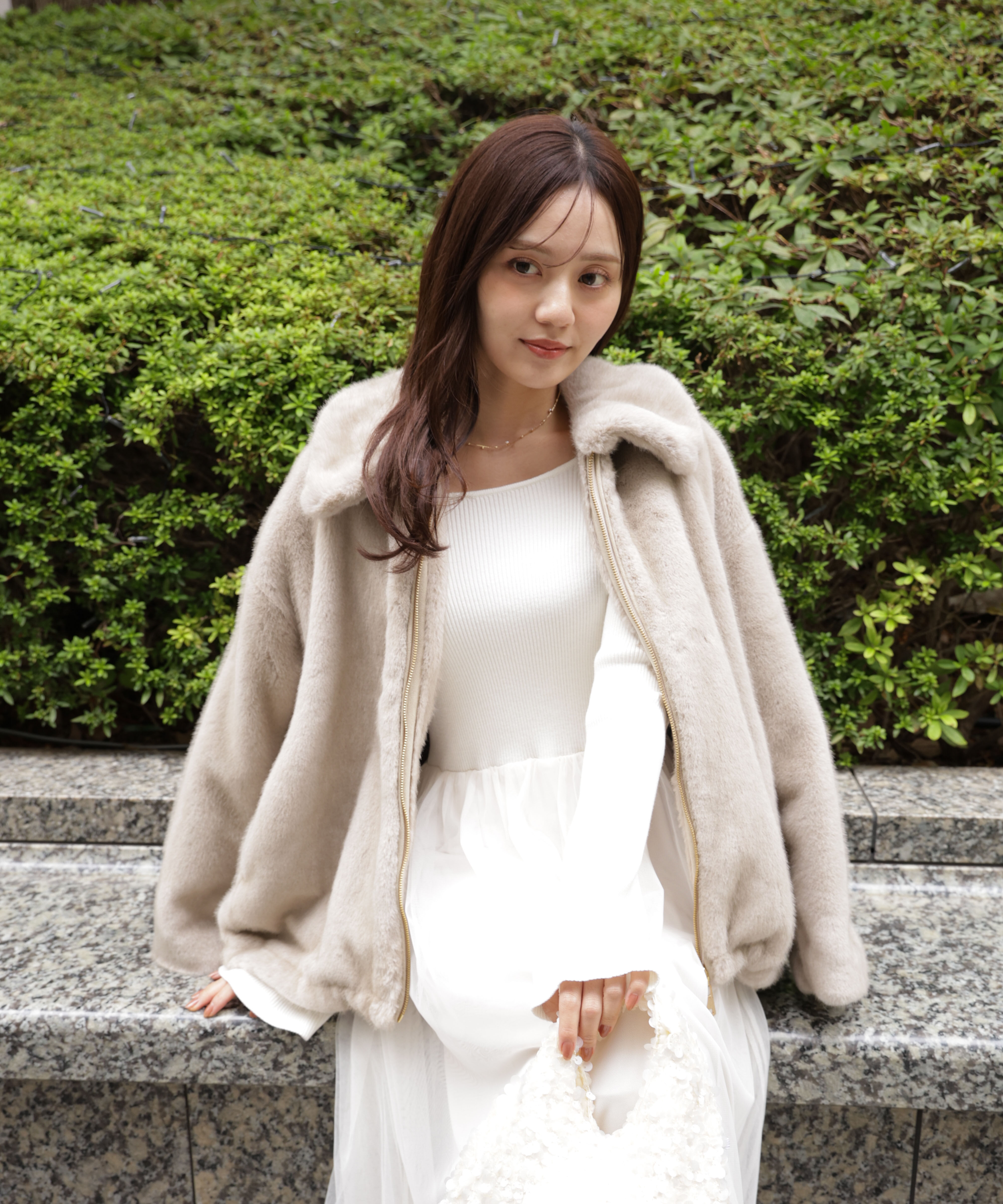 PROPORTION BODY DRESSING「フェイクファーブルゾン 25AW」|ブルゾン・スタジャン|